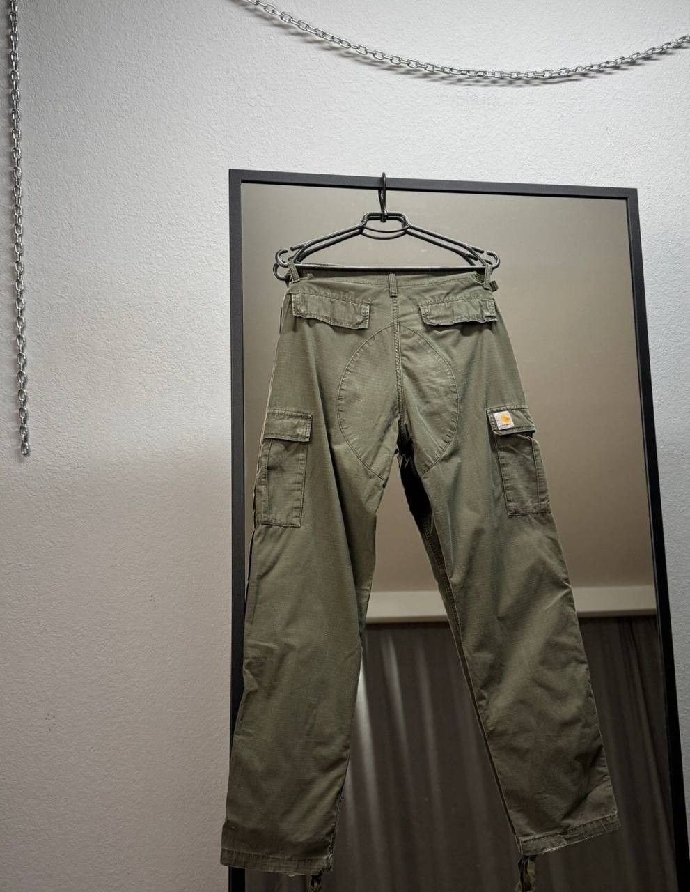 Carhartt Cargo Vintage Pants Carhartt Double Knee Baggy Fit Opium Size US 31 - 7 Thumbnail