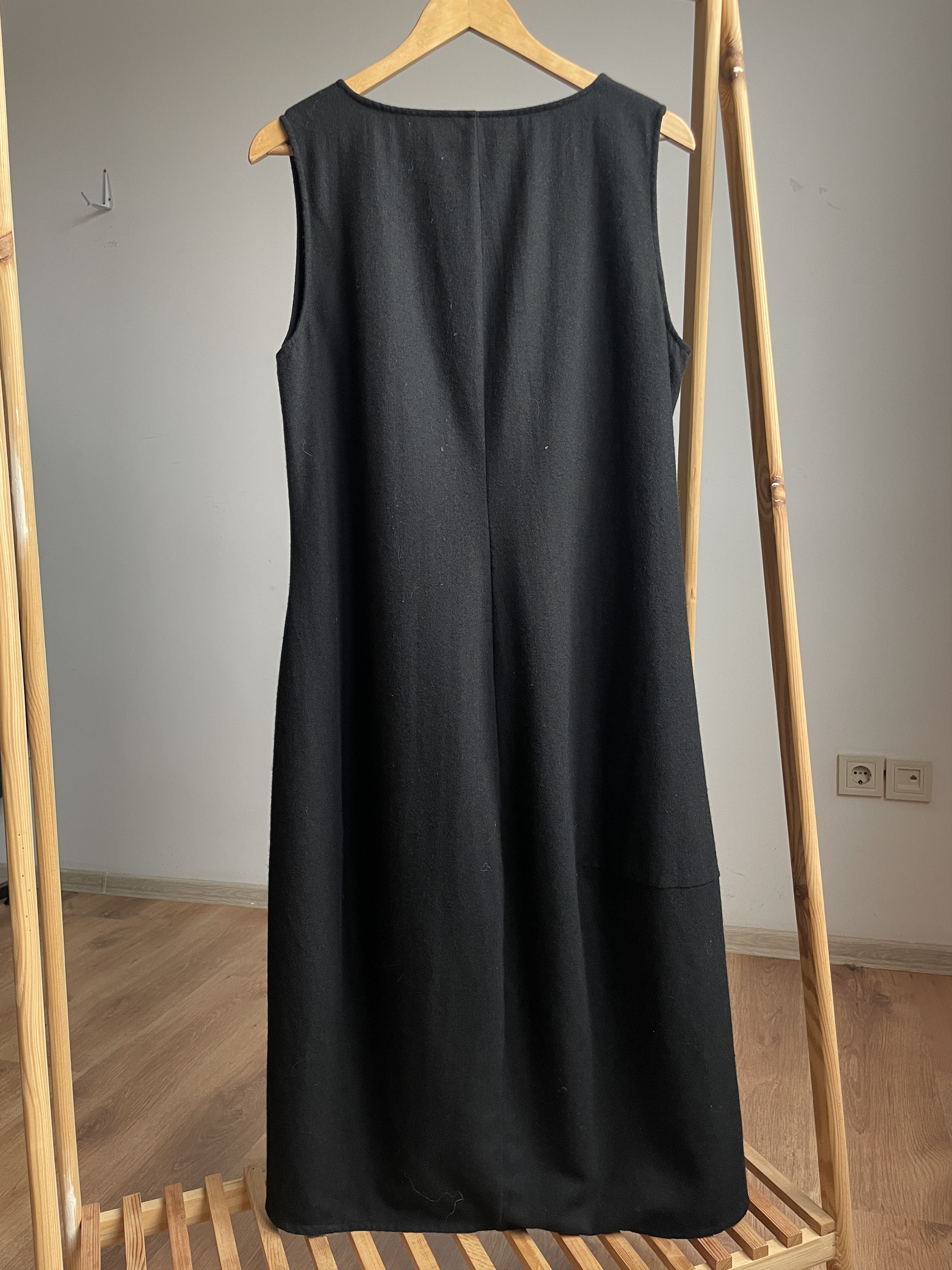 Rundholz Rundholz Black Label Lagenlook Balloon Wool Blend Tank Dress Size L / US 10 / IT 46 - 4 Thumbnail