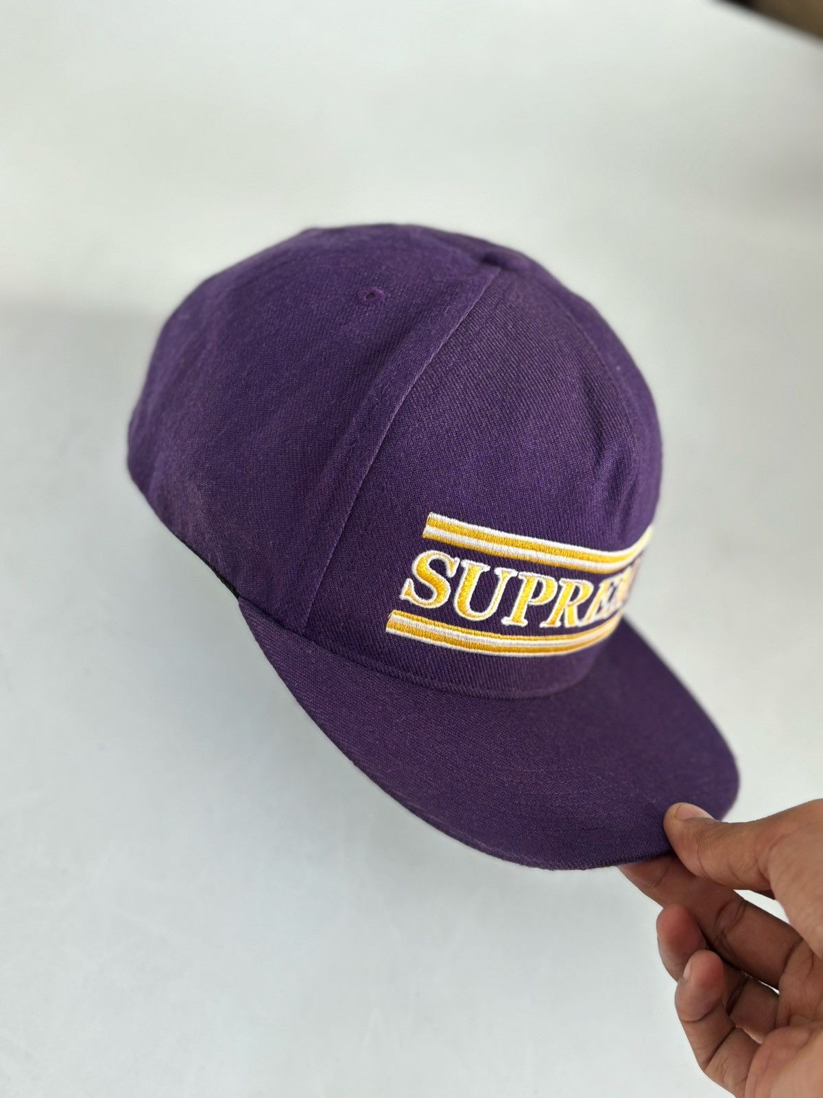 Supreme Supreme Stripes 5 Panel Purple Size ONE SIZE - 5 Thumbnail