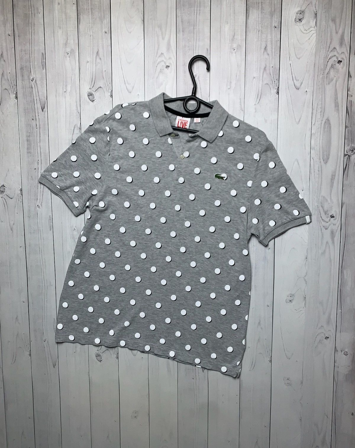 Lacoste × Vintage Vintage Lacoste polo grey rare size M Size US M / EU 48-50 / 2 - 1 Thumbnail