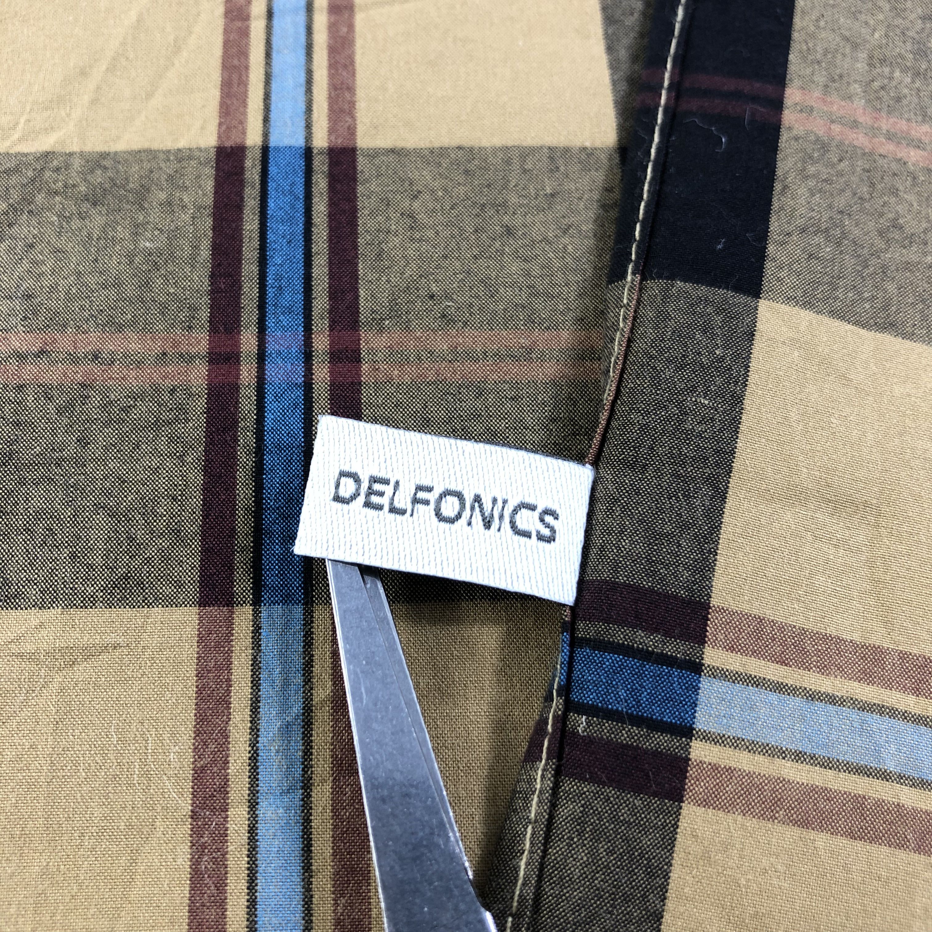 Vintage Delfonics Checkered Handkerchief Neckerchief Bandana H1945 Size ONE SIZE - 5 Thumbnail