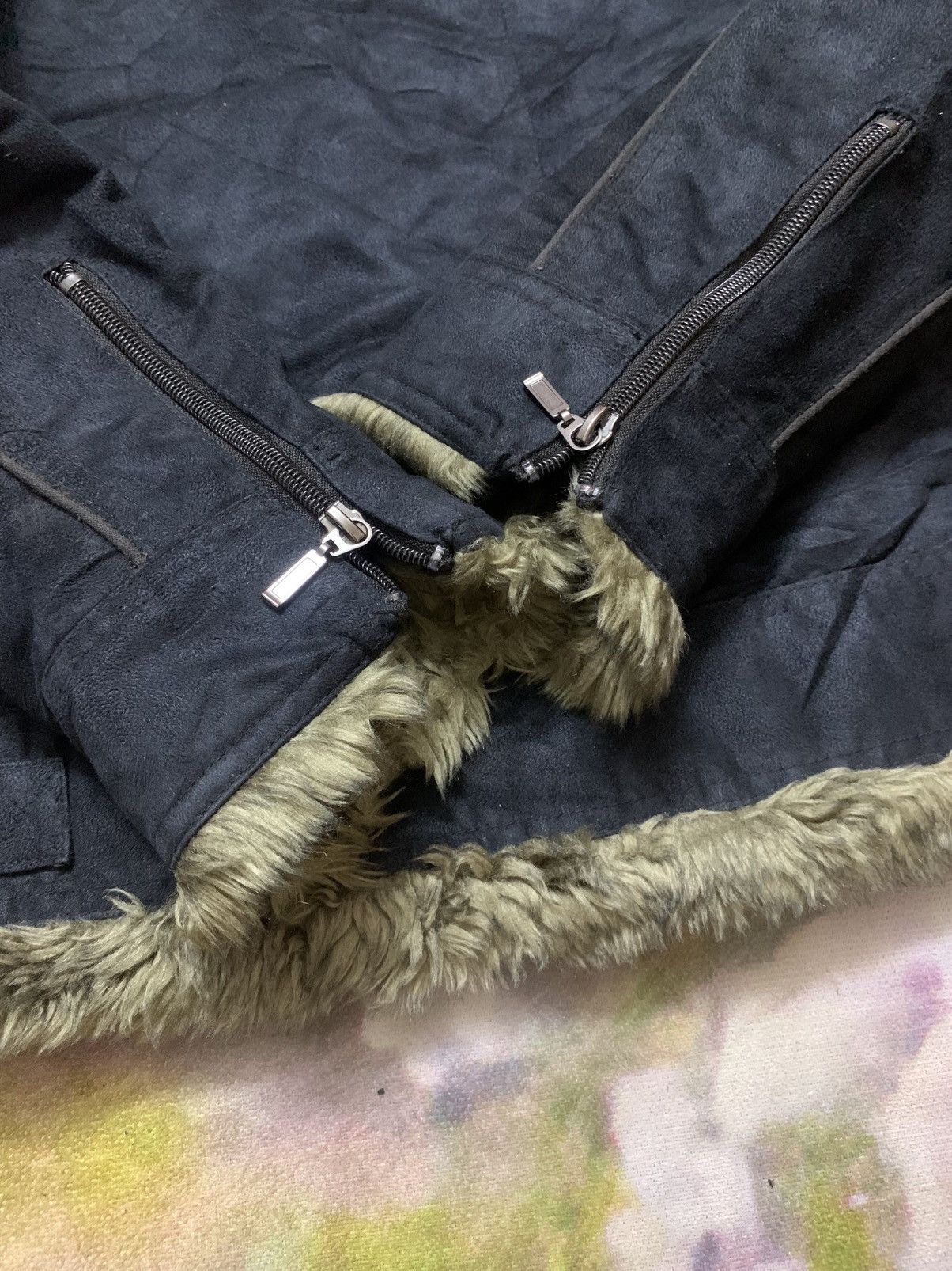 In The Attic Japanese Brand Moleskin Faux Fur Jacket Size US M / EU 48-50 / 2 - 9 Thumbnail