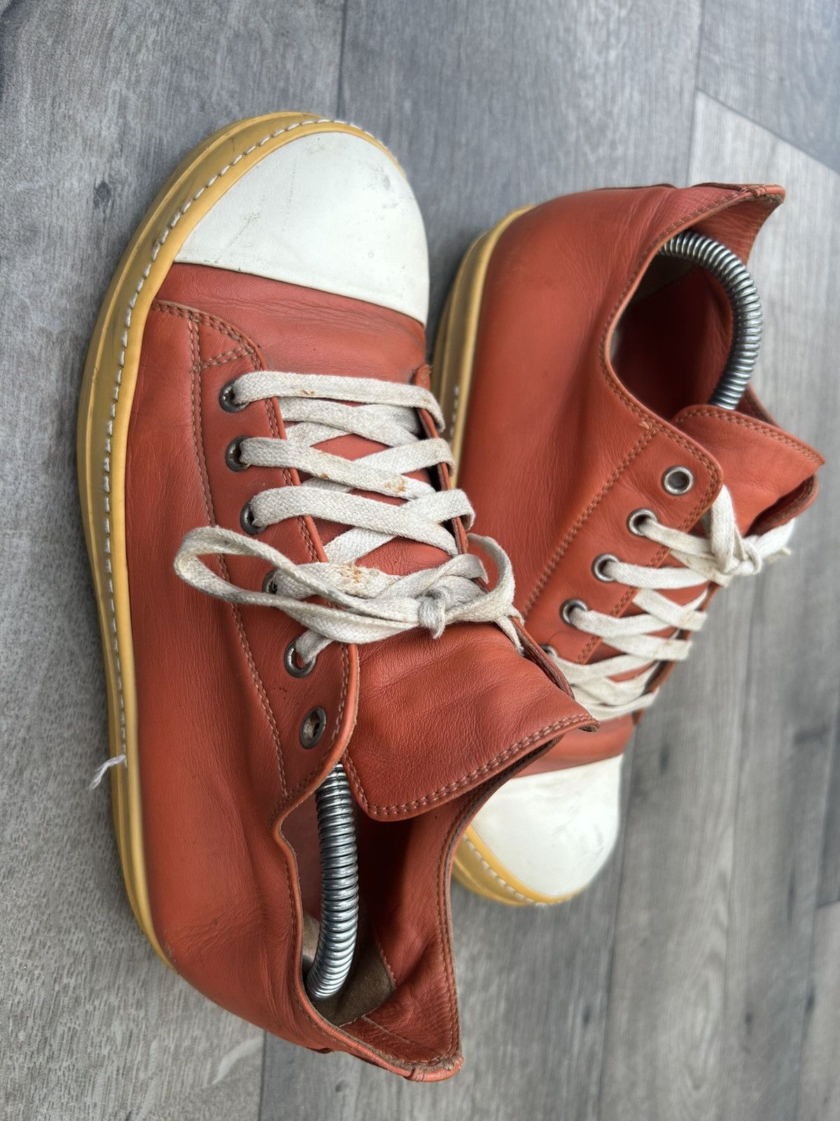 Rick Owens Rick Owens Mainline Ramones Low-Top Sneakers Size US 7 / EU 40 - 4 Thumbnail