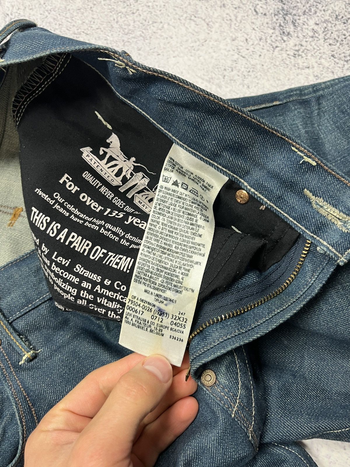 Levi's Levi's Selvedge Jeans Double Horse Label Denim Pants Size US 31 - 9 Thumbnail