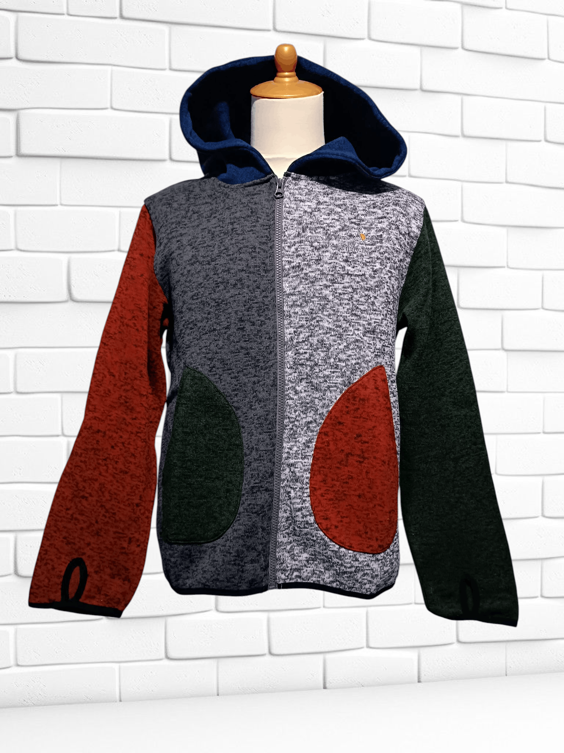 Japanese Brand Vintage Go Slow Caravan Multi Colour Hoodie Jacket Size US L / EU 52-54 / 3 - 1 Thumbnail