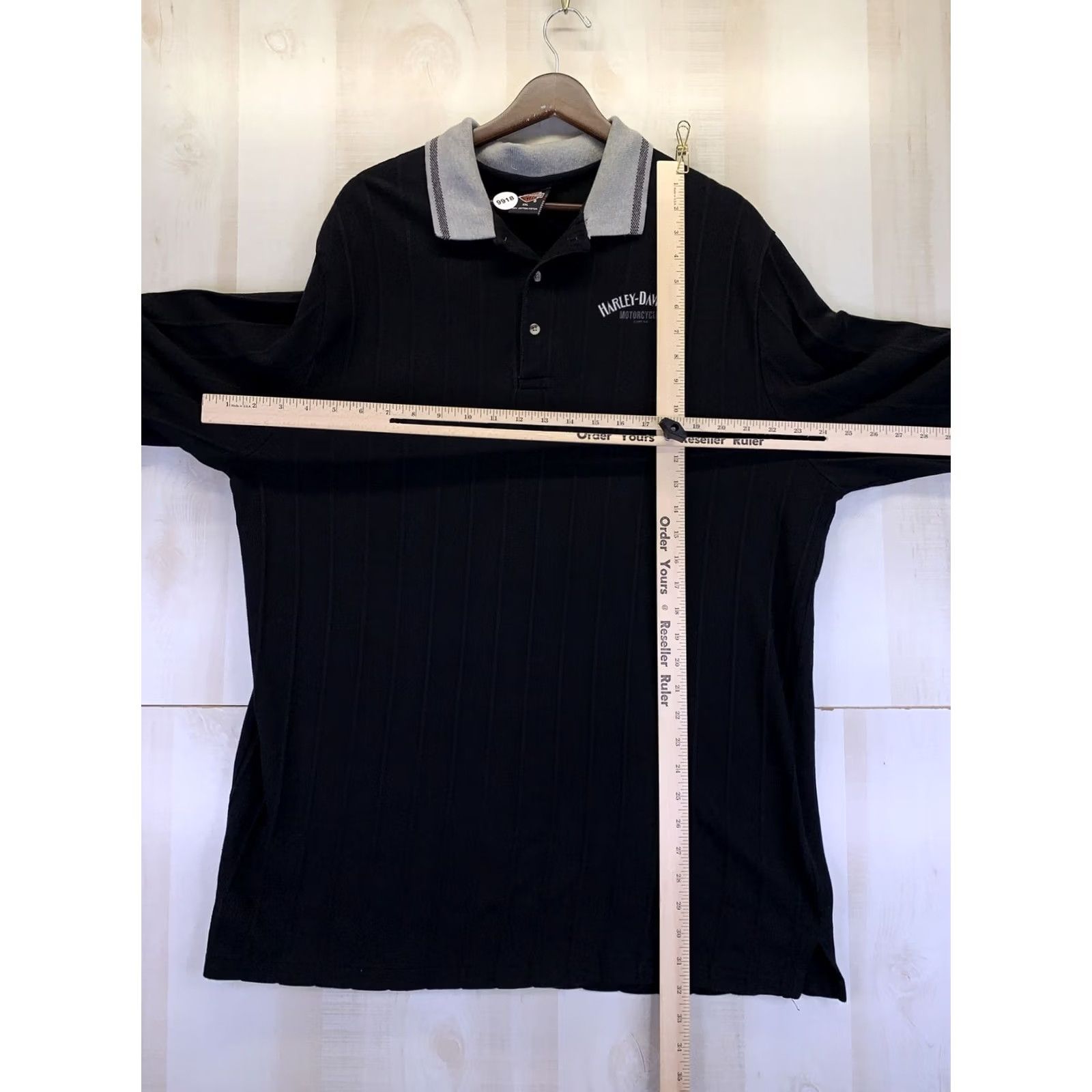 Harley Davidson VINTAGE Harley-Davidson Sturgis 1997 Black Textured Mens Polo Shirt XXL USA Made Polo Mens 2XL Black Harley-Davidson USA Made 1997 Sturgis Polo Shirt Size US XXL / EU 58 / 5 - 5 Thumbnail
