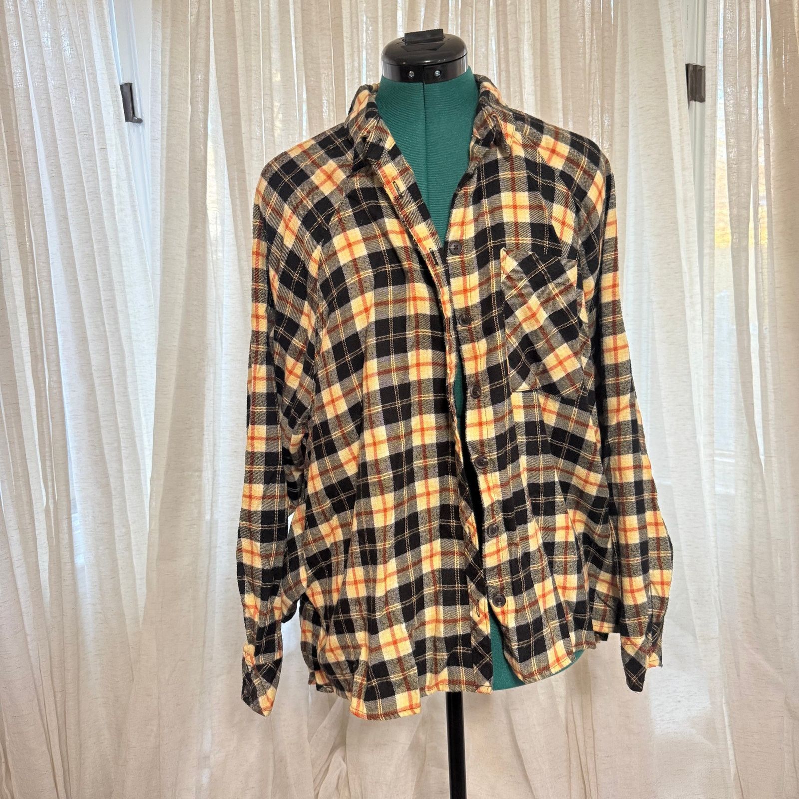 Other Wild Fable Plaid Button-Down Shirt | Sz L Size L / US 10 / IT 46 - 2 Thumbnail