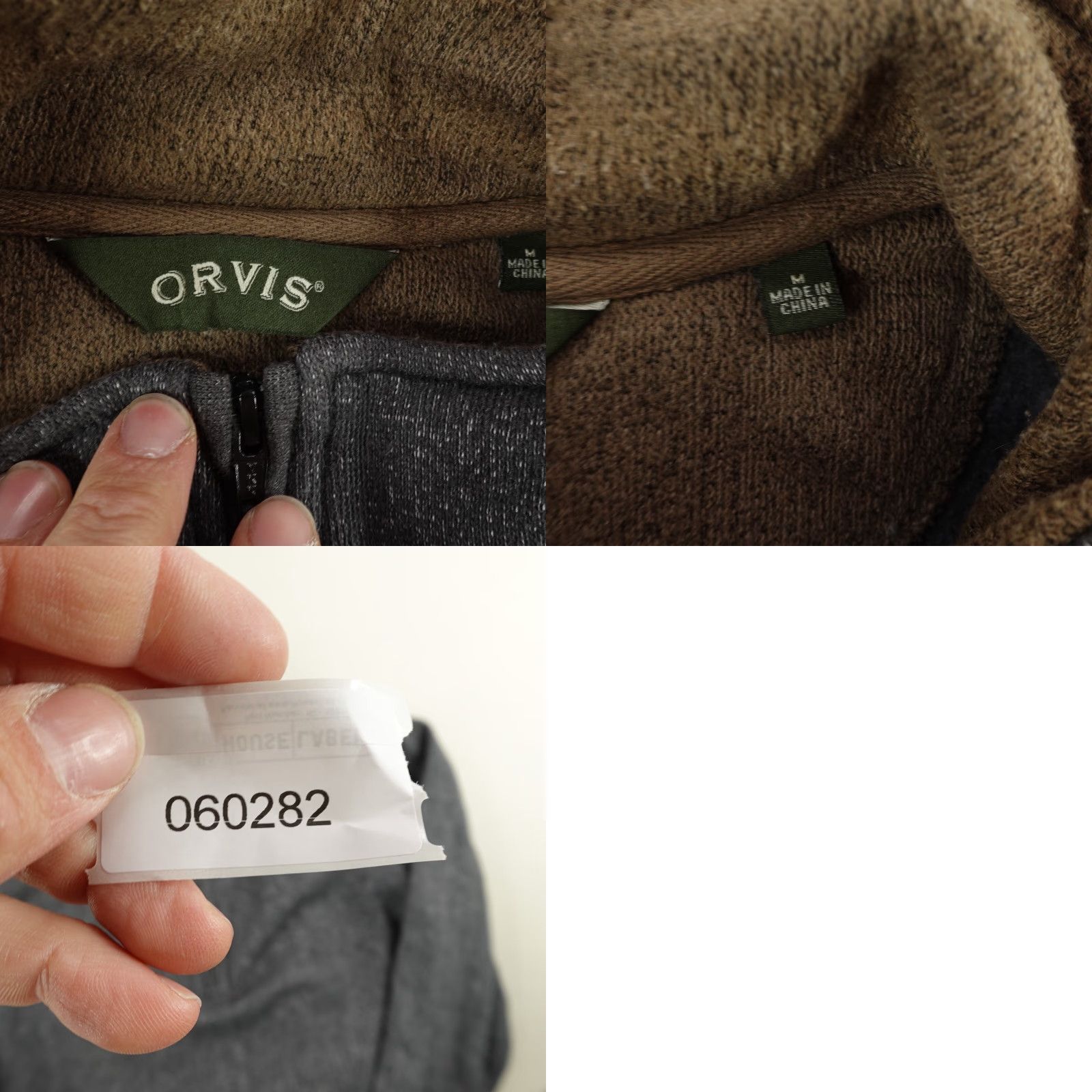 Orvis Orvis Sweater Men M Gray 1/4 Zip Mock Neck Fleece Pullover Sweatshirt Casual Outdoor Size US M / EU 48-50 / 2 - 8 Thumbnail