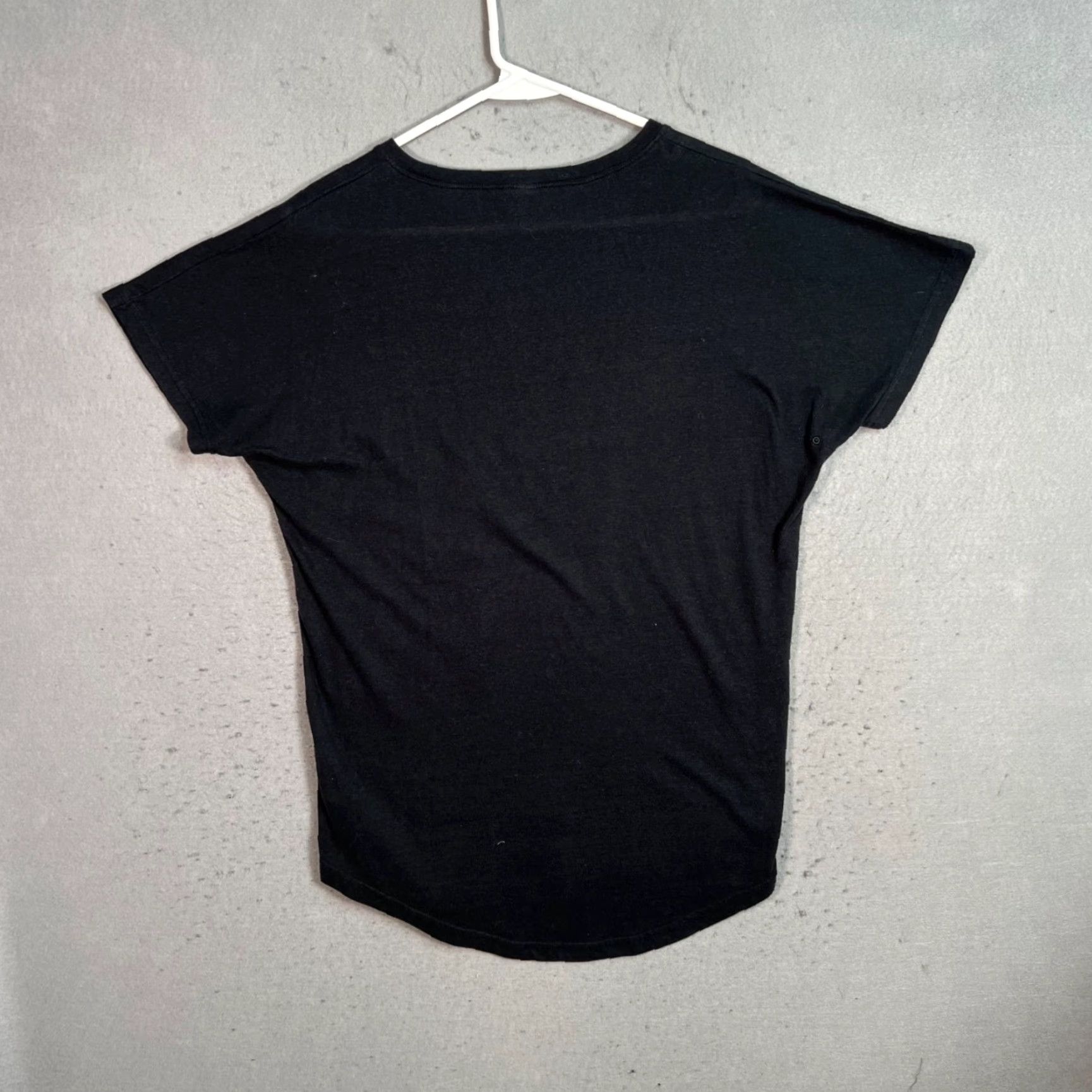 Vintage Black Short Sleeve U Hem Cotton T-Shirt With Pocket Size Medium Size US M / EU 48-50 / 2 - 2 Thumbnail