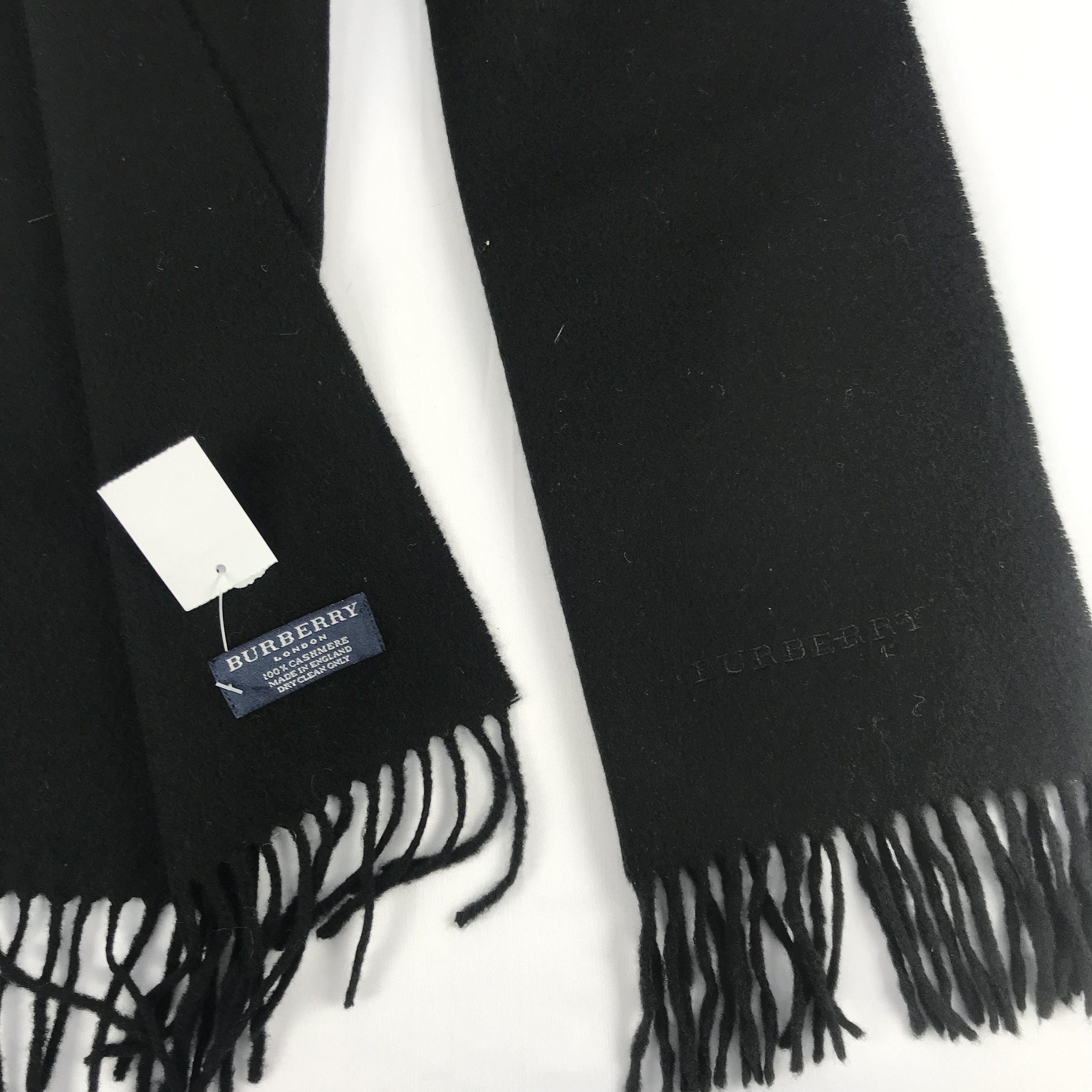 Burberry × Vintage Vintage Burberry Scarf Muffler Wool Cashmere Scarves Size ONE SIZE - 4 Thumbnail