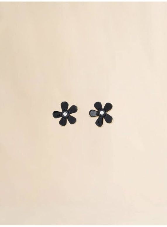 Marni o1w1db10326 Size: OS/Flower Pop Earrings in Black Size ONE SIZE - 1 Thumbnail