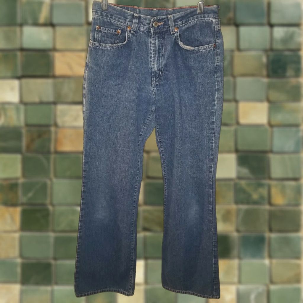 Lucky Brand LUCKY BRAND Jeans Bootcut Blue WOMEN Size 8 Low Rise Regular Inseam 32.5in Made in USA Womens Blue Jeans Size 30" / US 8 / IT 44 - 1 Thumbnail