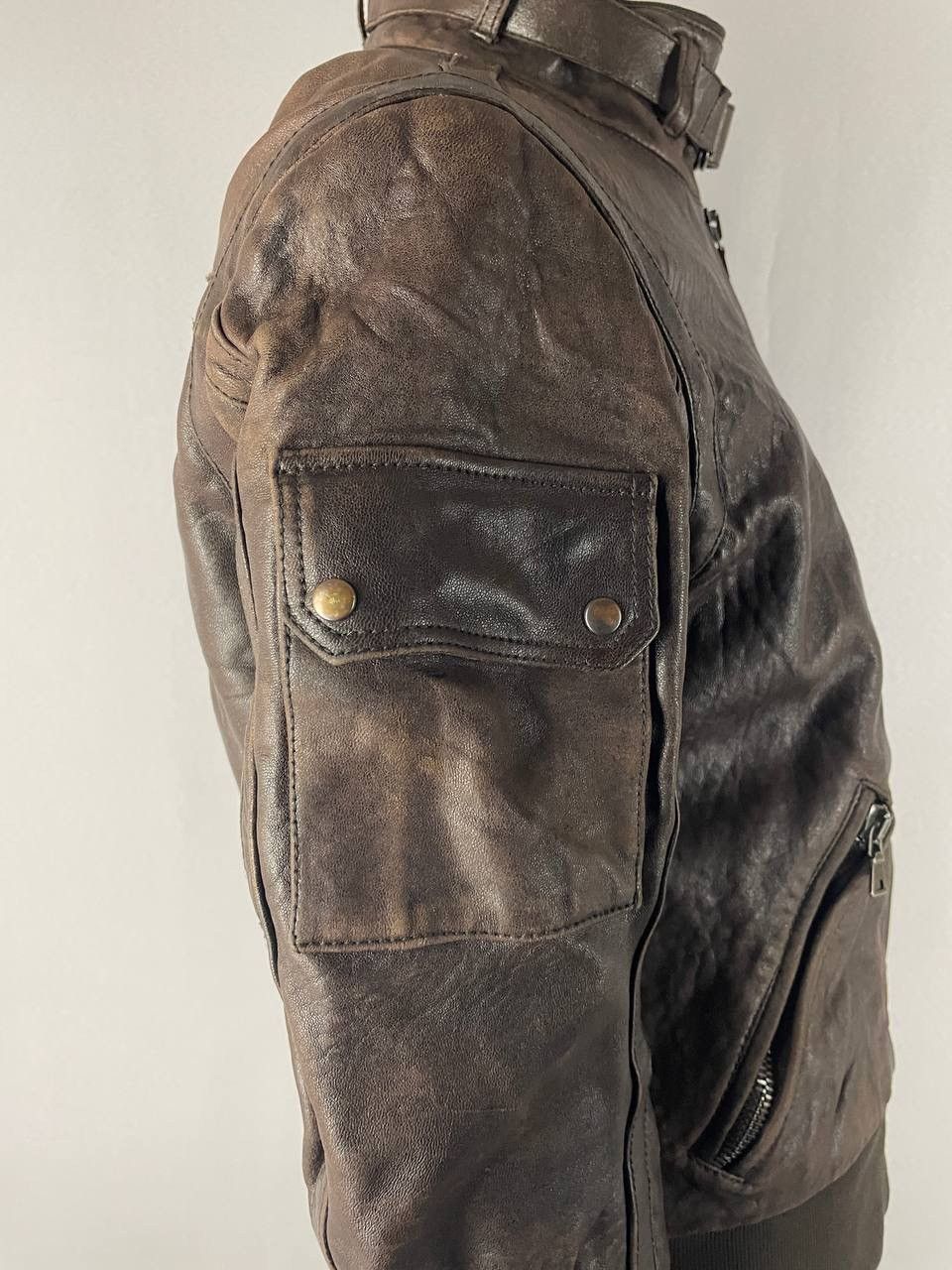 Prada Prada Leather Jacket Brown Rare Size US M / EU 48-50 / 2 - 13 Thumbnail