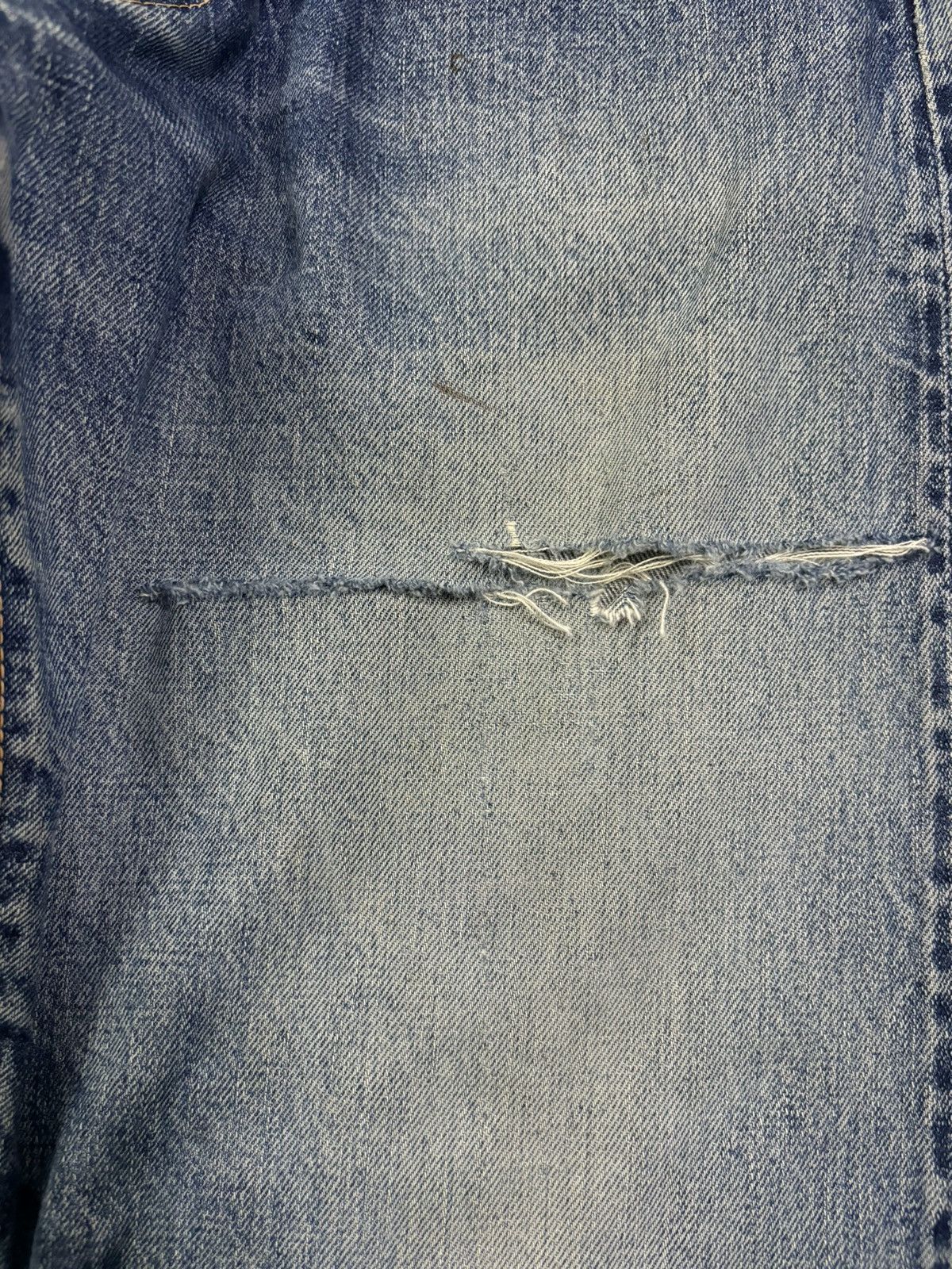 Evisu Vintage 00s Evisu Selvedge Loose Distressed Jeans by Yamane Size US 31 - 10 Thumbnail
