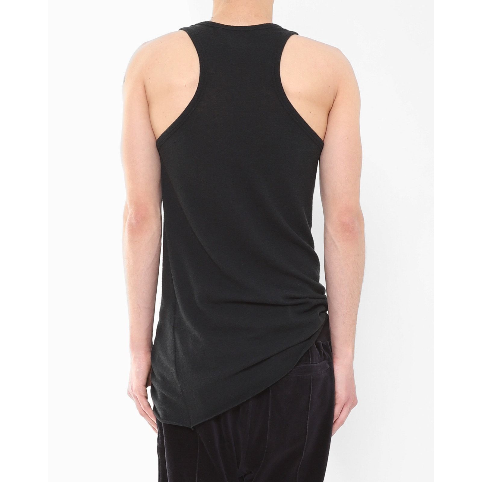 Haider Ackermann FW19 Tank Top in Dark Grey Cashmere Size US S / EU 44-46 / 1 - 2 Thumbnail