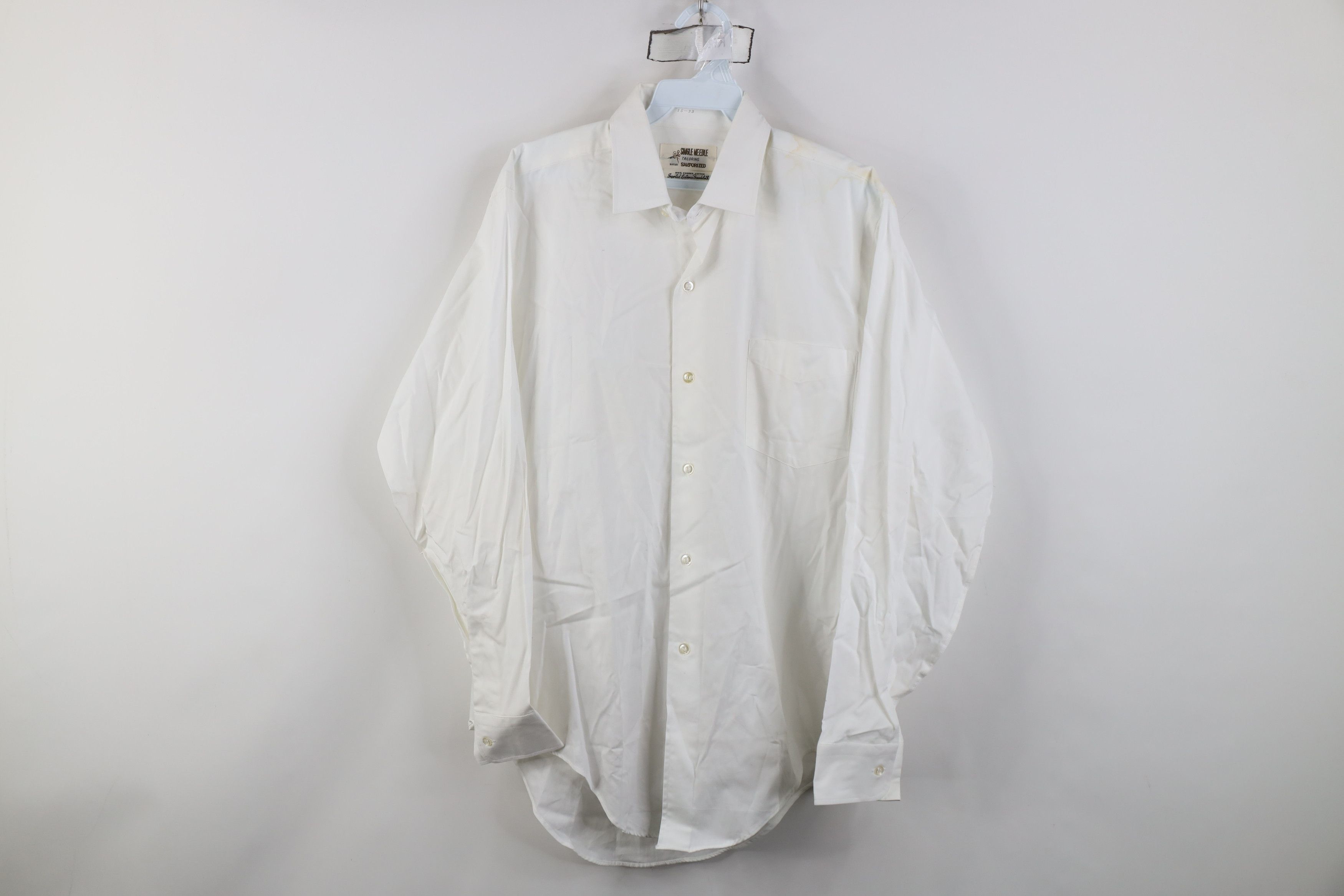 Vintage Deadstock Vintage 50s 60s Broadcloth Button Shirt Japan Size US M / EU 48-50 / 2 - 1 Thumbnail