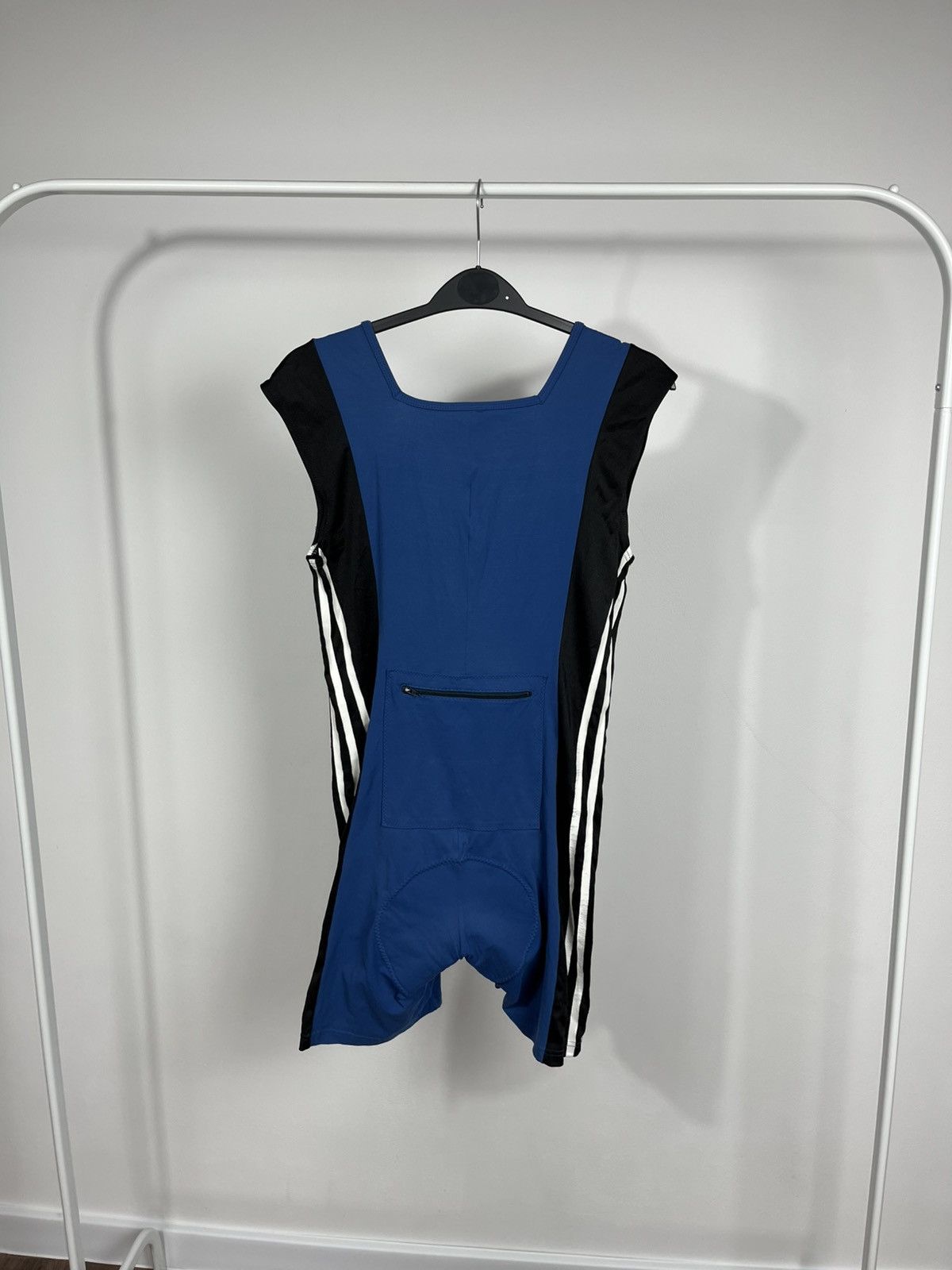 Adidas Vintage Adidas cycling skinsuit blue black triathlon suit 40 Size US S / EU 44-46 / 1 - 9 Thumbnail