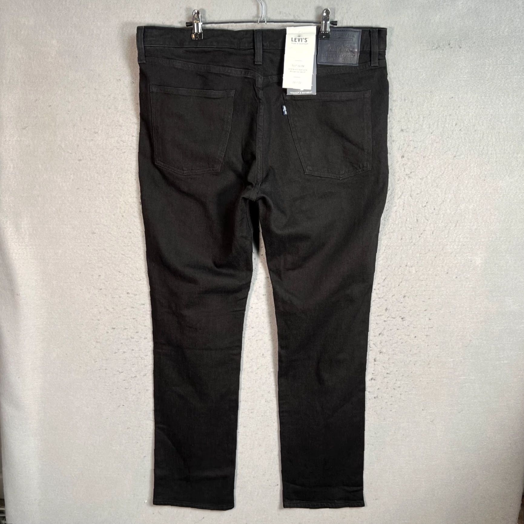 Levi's Levi's 511 Slim Fit Jeans 38x32 Mens Black Cotton Blend NEW! Levi's Slim Denim 5-Pocket Straight 38 Regular Mens 511 Model Vintage No Size US 38 / EU 54 - 2 Thumbnail