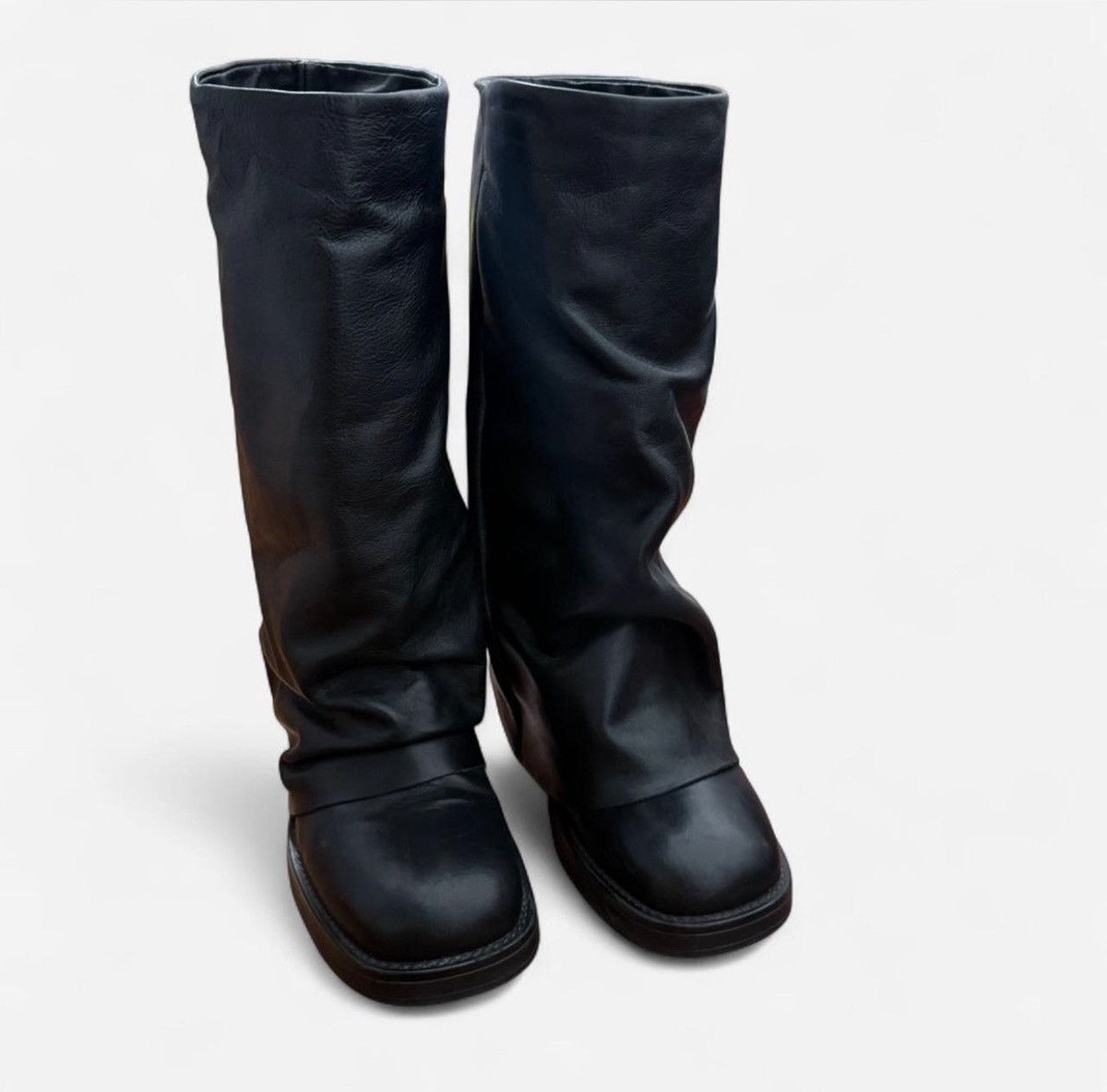 Steve Madden BENTON BLACK LEATHER Steven Madden boot Size US 8 / IT 38 - 3 Thumbnail