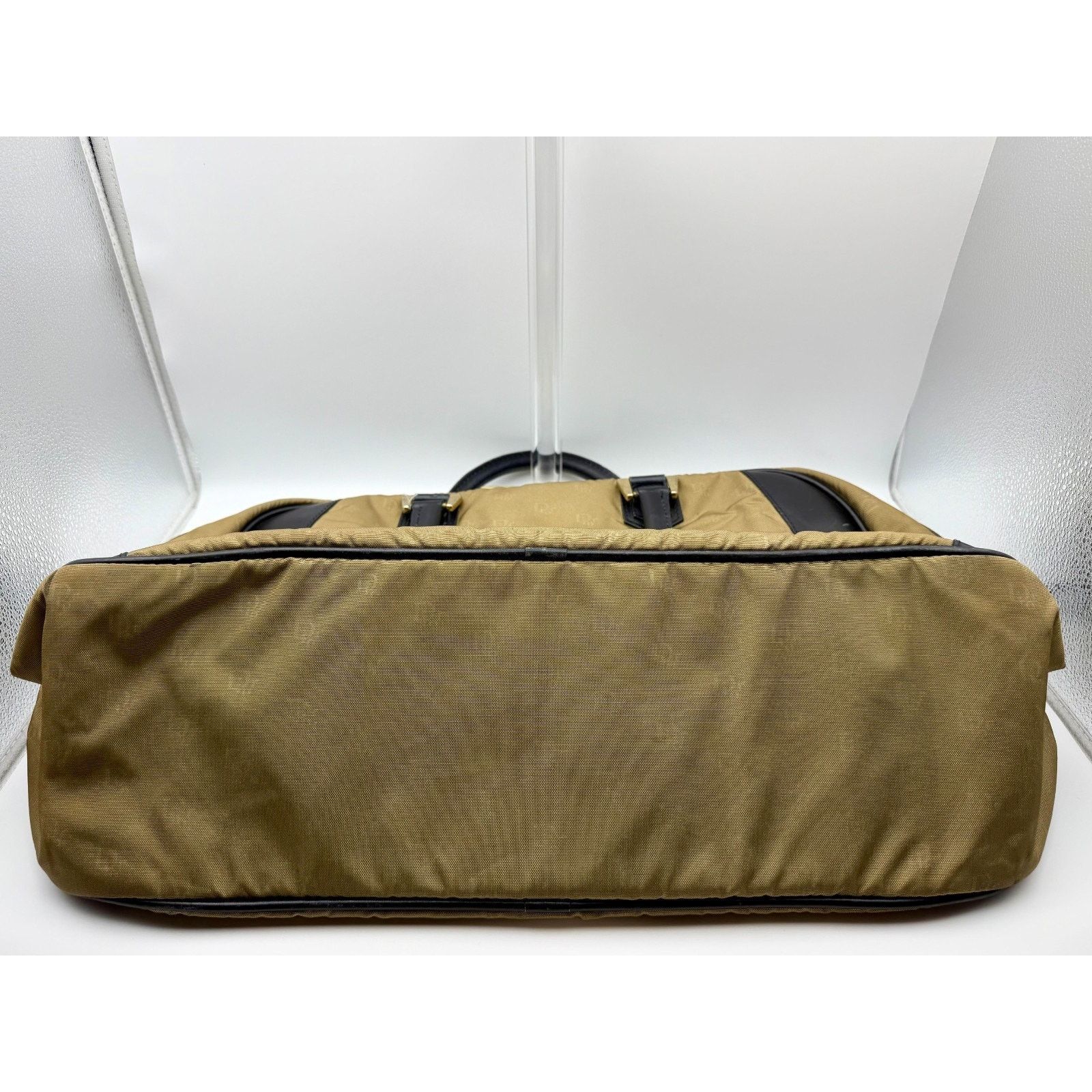 Dior DIOR Boston Duffle Bag | Logo | Nylon Khaki | Travel | COA Size ONE SIZE - 6 Thumbnail