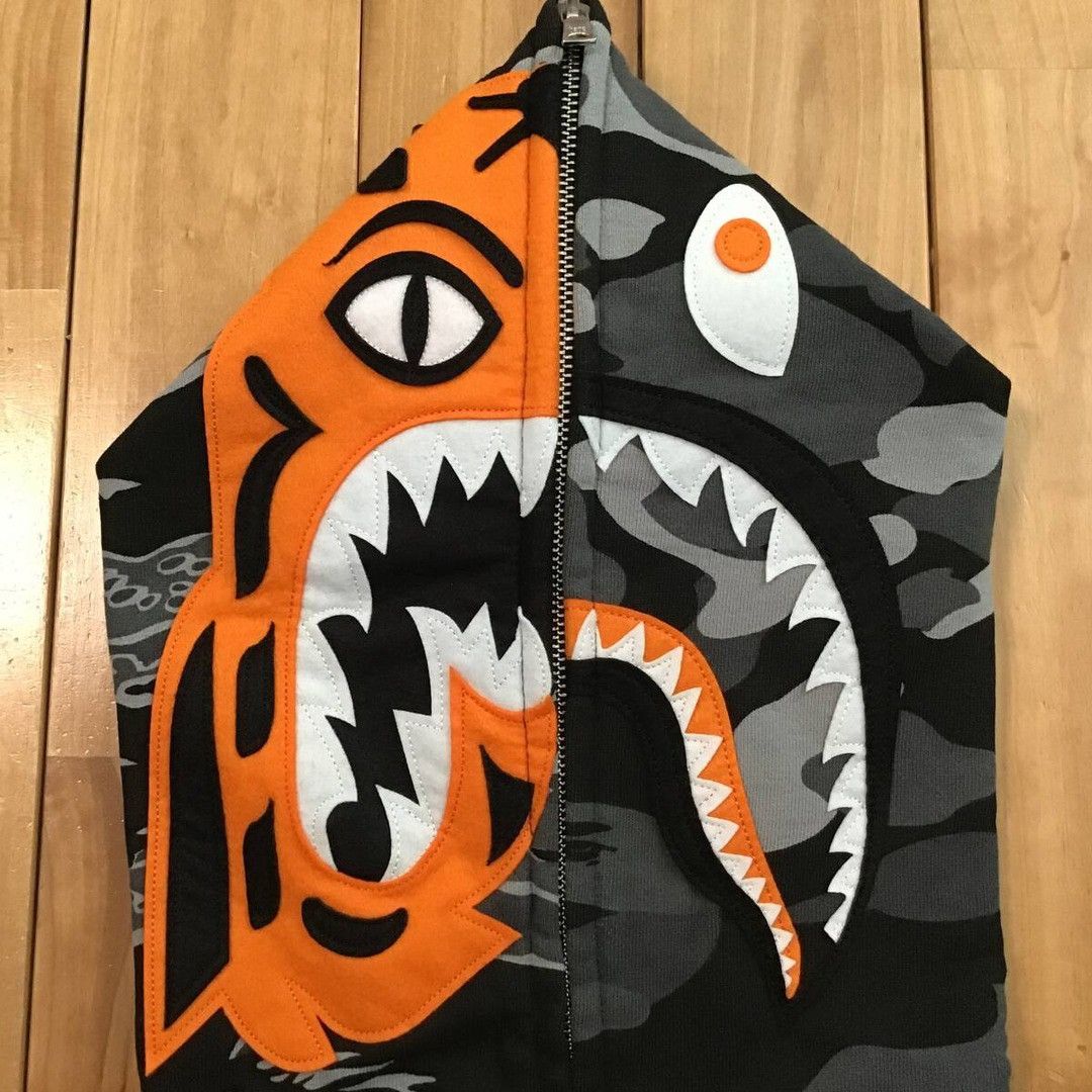 Bape × Undefeated BAPE × Undefeated Tiger Shark Full Zip Hoodie a bathing ape Size US M / EU 48-50 / 2 - 3 Thumbnail