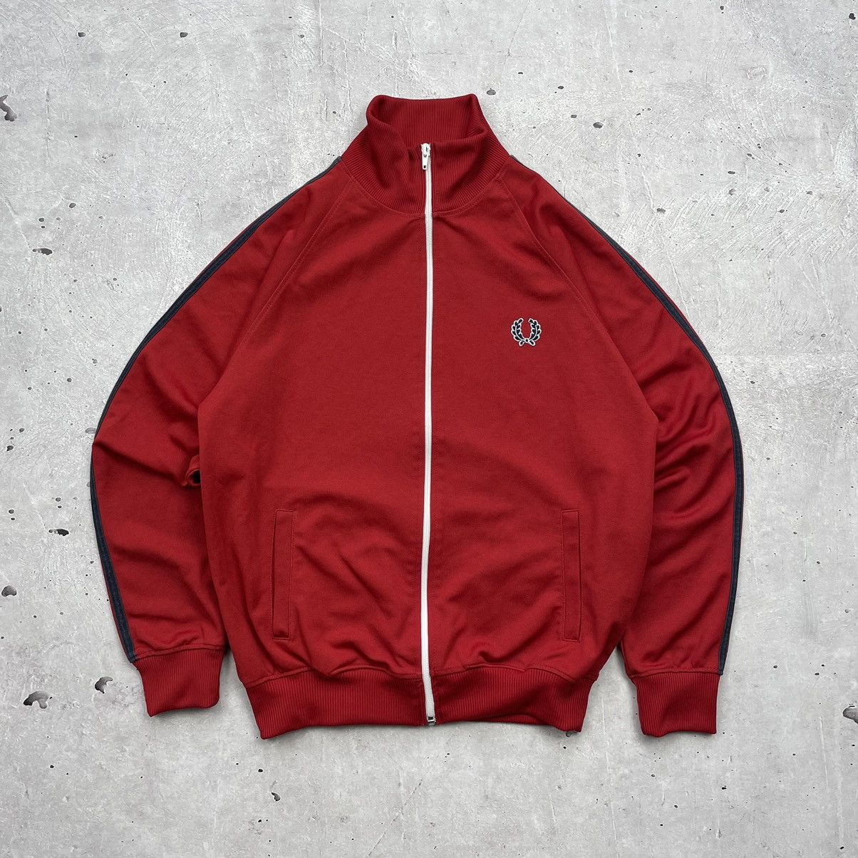 Fred perry bomber sweatshirt deals