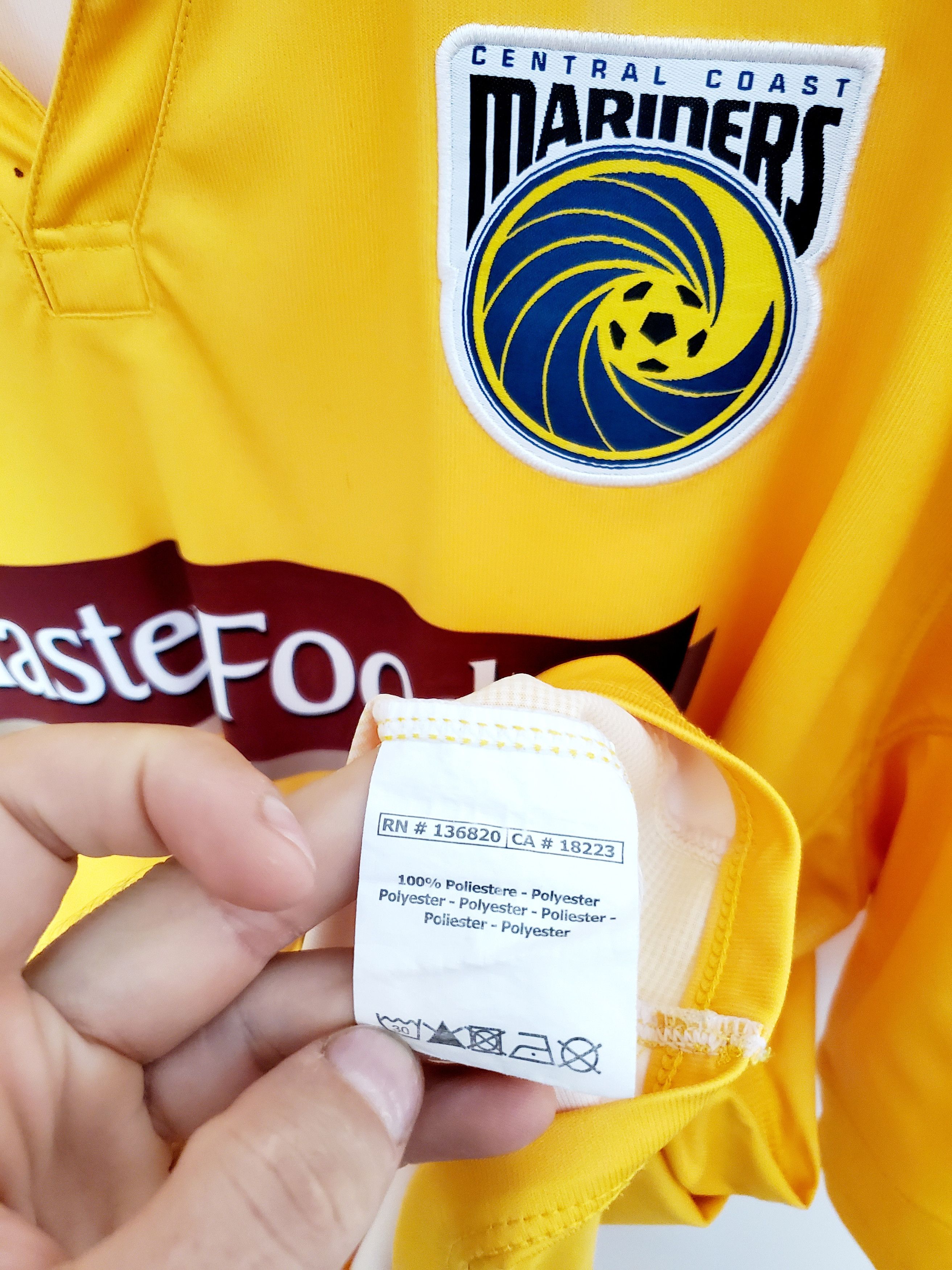 Kappa × Vintage Central Coast Mariners 2015-2016 home jersey perfect conditi Size US XXL / EU 58 / 5 - 6 Thumbnail