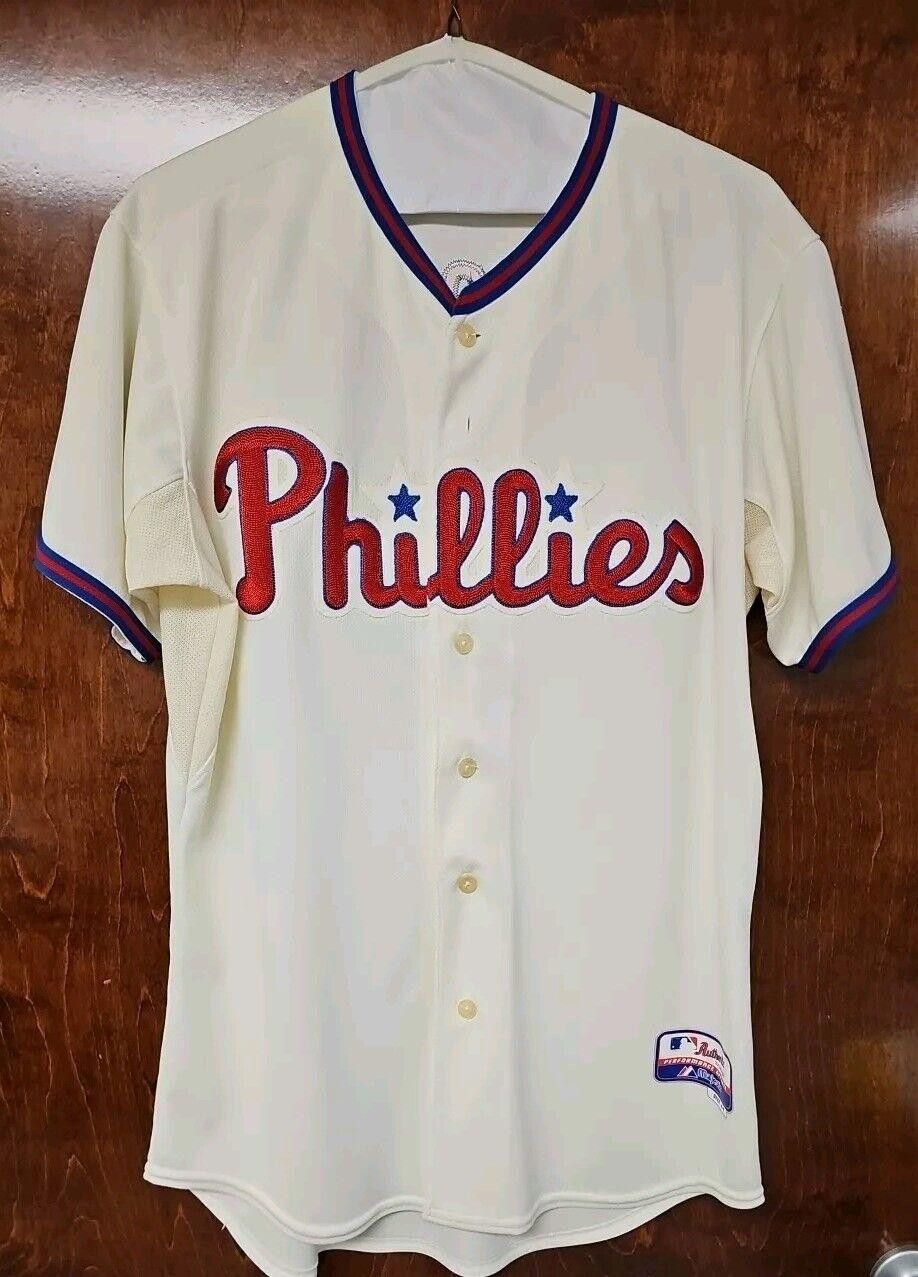 Majestic Shane Victorino 2008 Philadelphia Phillies World Series Size ONE SIZE - 1 Thumbnail