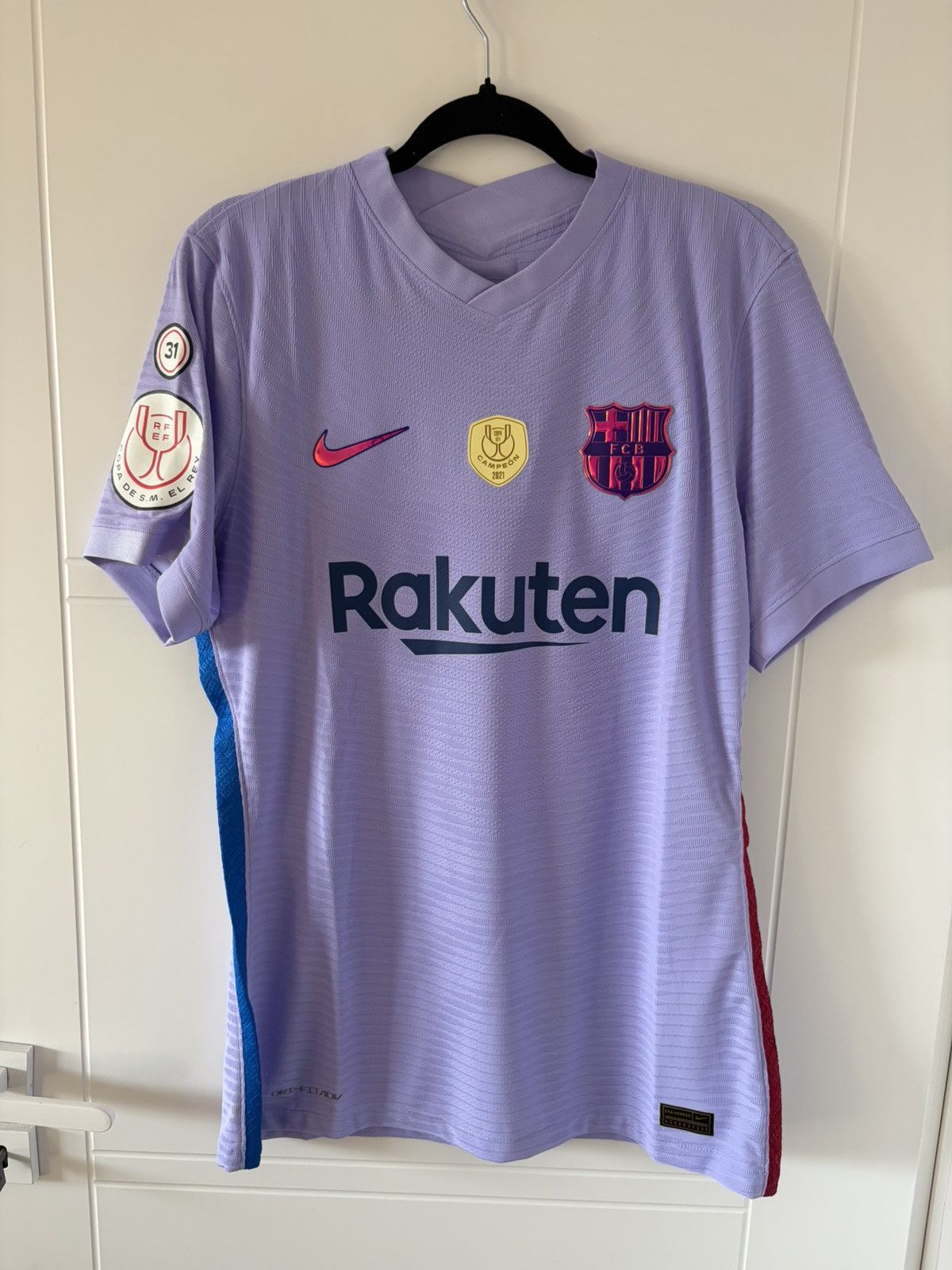 Barcelona nike 2021/2022 wyjazdowa Ansu Fati wersja zawodnicza — zdjęcie 4