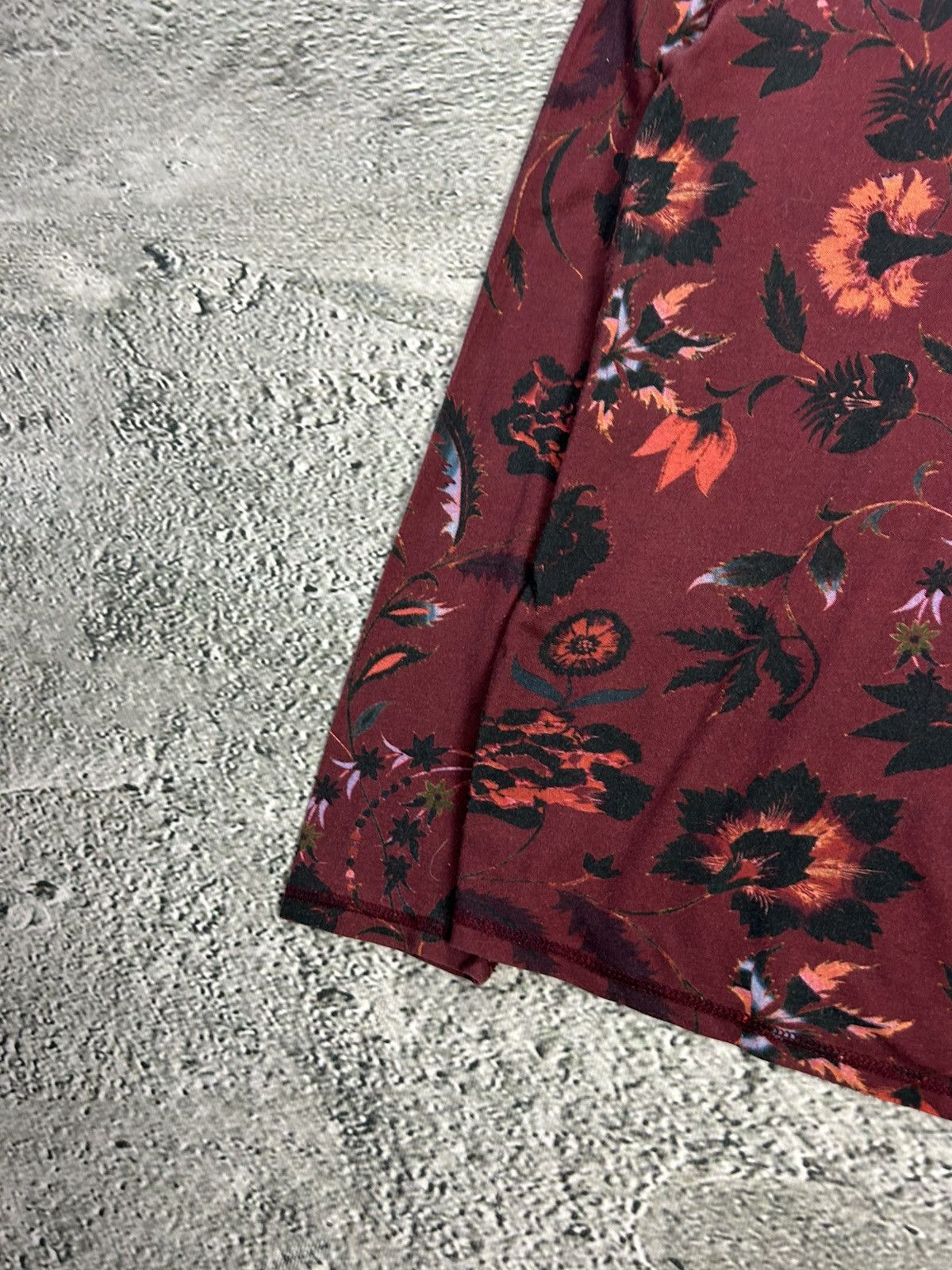 Sandro Sandro Paris longsleeve floral red Size M / US 6-8 / IT 42-44 - 4 Thumbnail