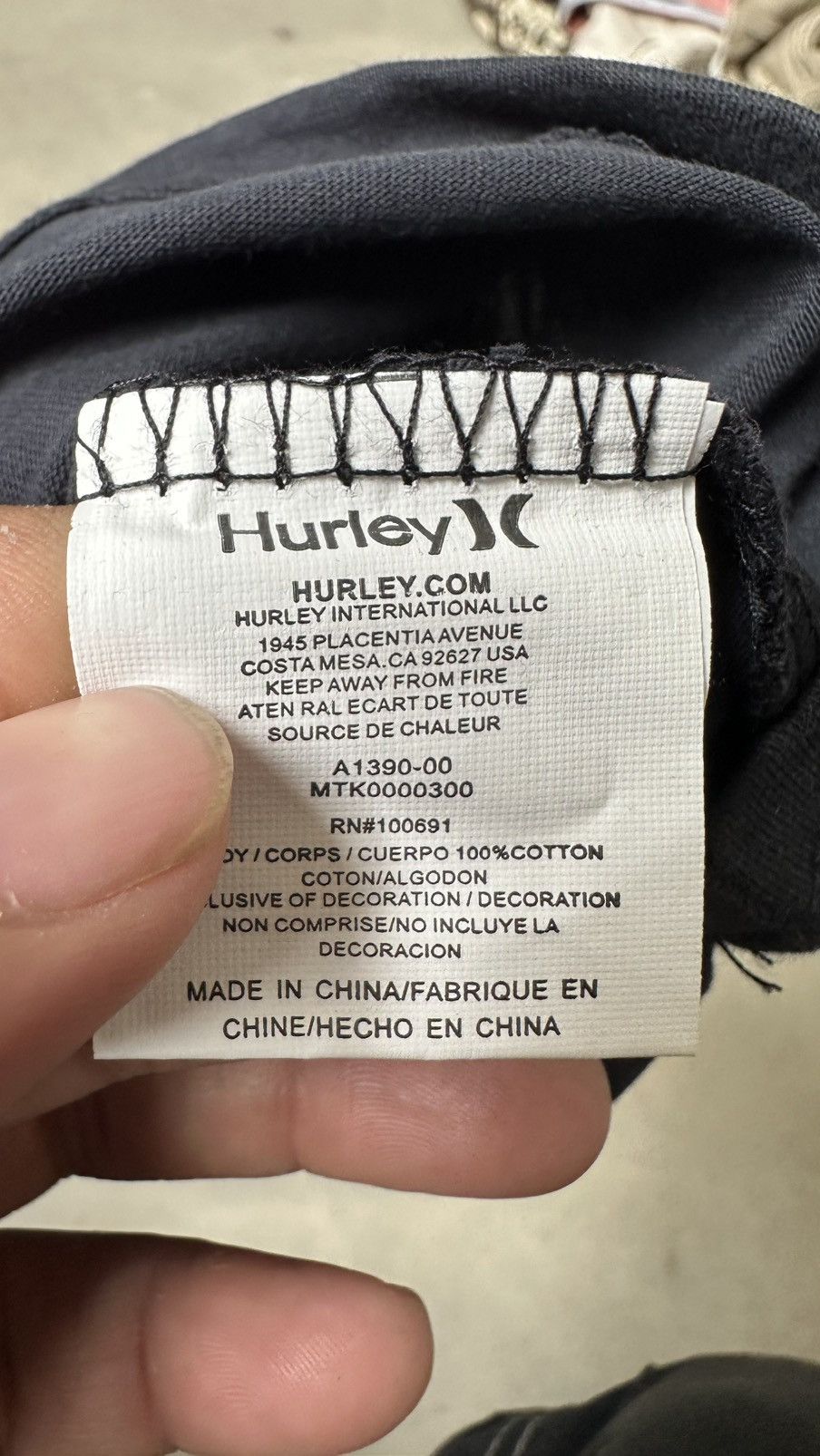 Hurley HURLEY SURF AND ENJOY TEE Size US M / EU 48-50 / 2 - 5 Thumbnail