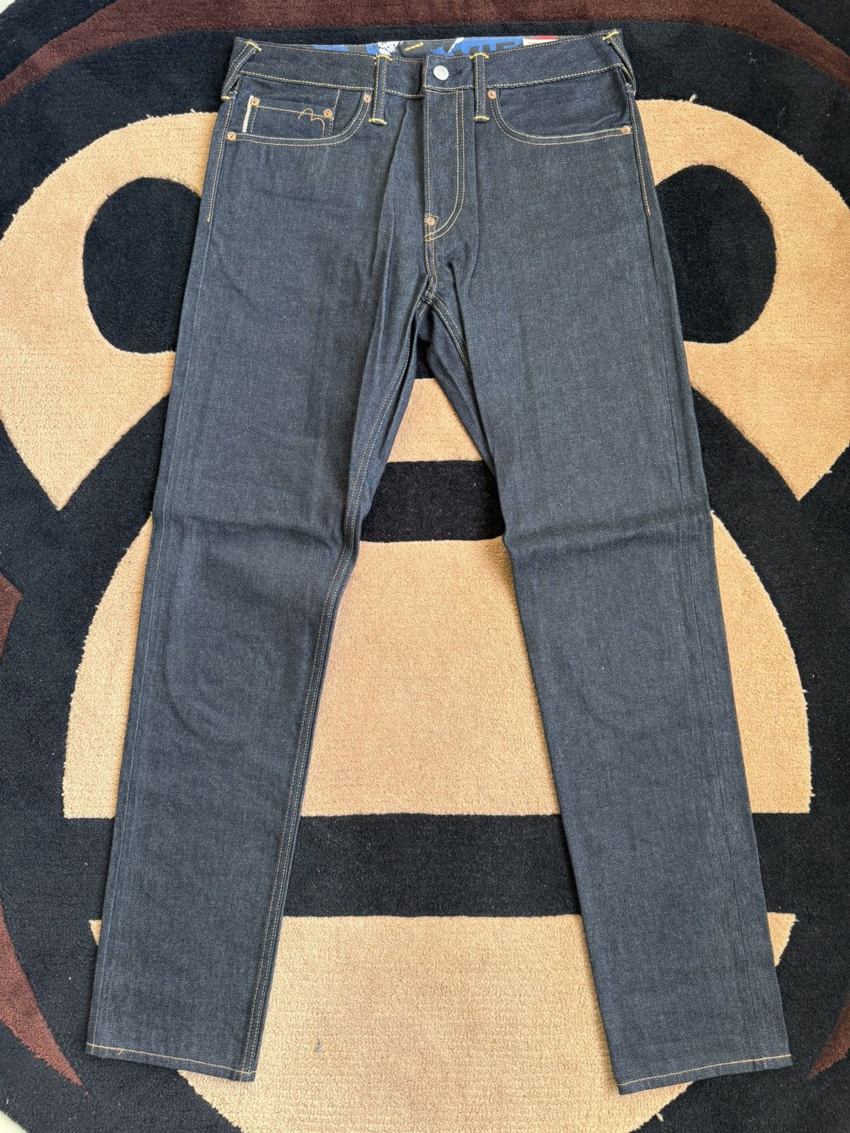 Evisu evisu camo daicock style denim jeans size：31x34 Size US 31 - 2 Thumbnail