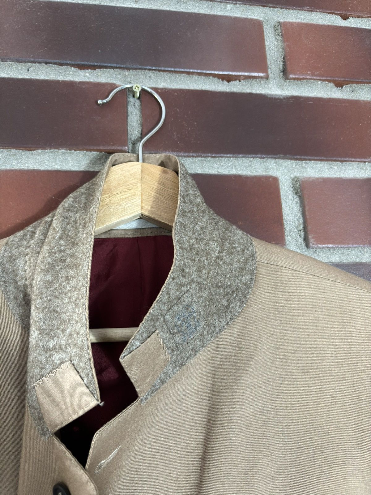 Brunello Cucinelli × Designer Brunello Cucinelli Silk Wool Blazer Blazer Suit Jacket Size 44R - 4 Thumbnail