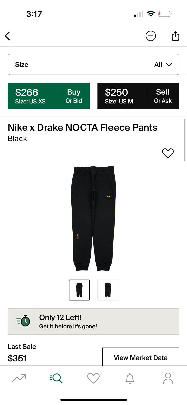 Drake × Nike NOCTA Pants Size US 32 / EU 48 - 14 Thumbnail