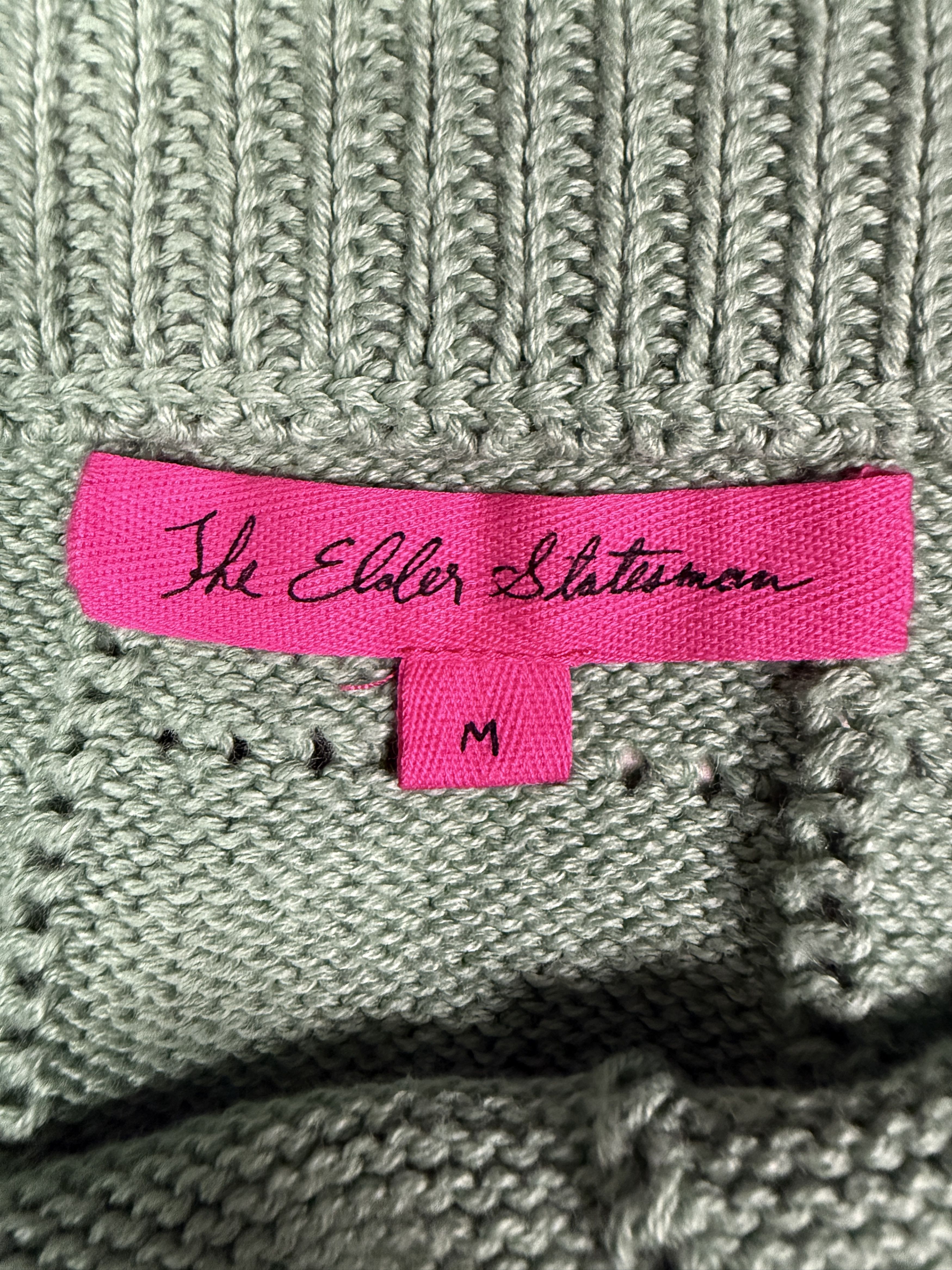 The Elder Statesman $985 The Elder Statesman Mint Grid Pointelle Mini Skirt Size 28" / US 6 / IT 42 - 6 Thumbnail