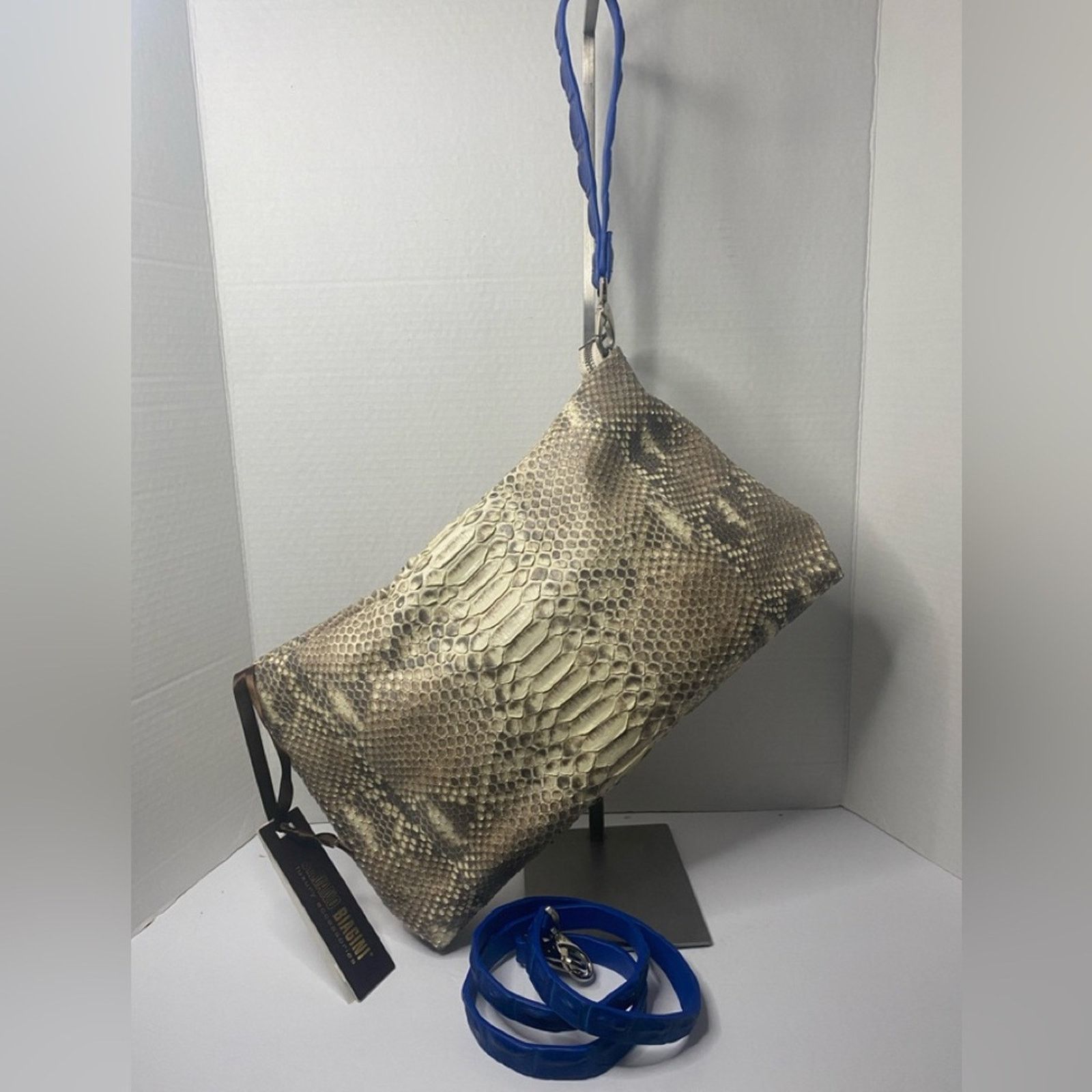 & Other Stories Silvano Biagini python clutch /wristlet/ shoulder bag Size ONE SIZE - 1 Thumbnail