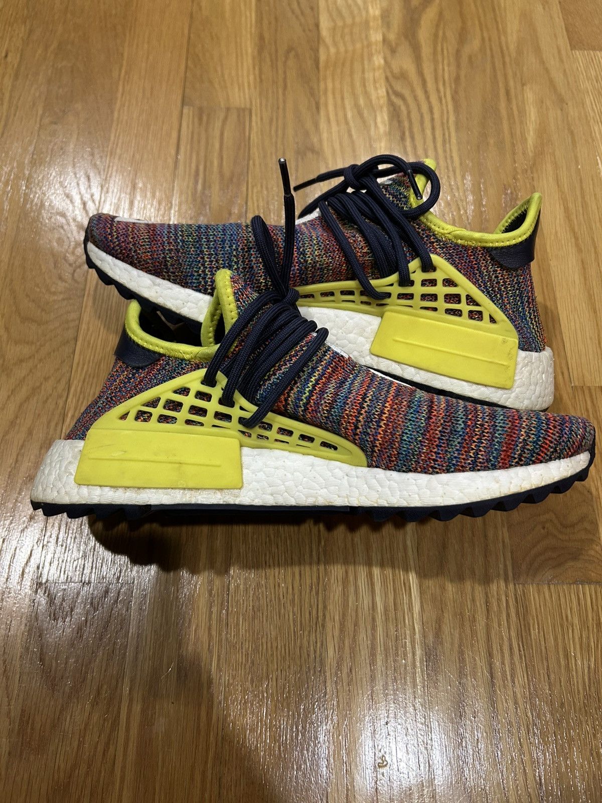 Adidas × Pharrell Adidas Human Race NMD Pharrell Multi-Color Size US 8.5 / EU 41-42 - 3 Thumbnail