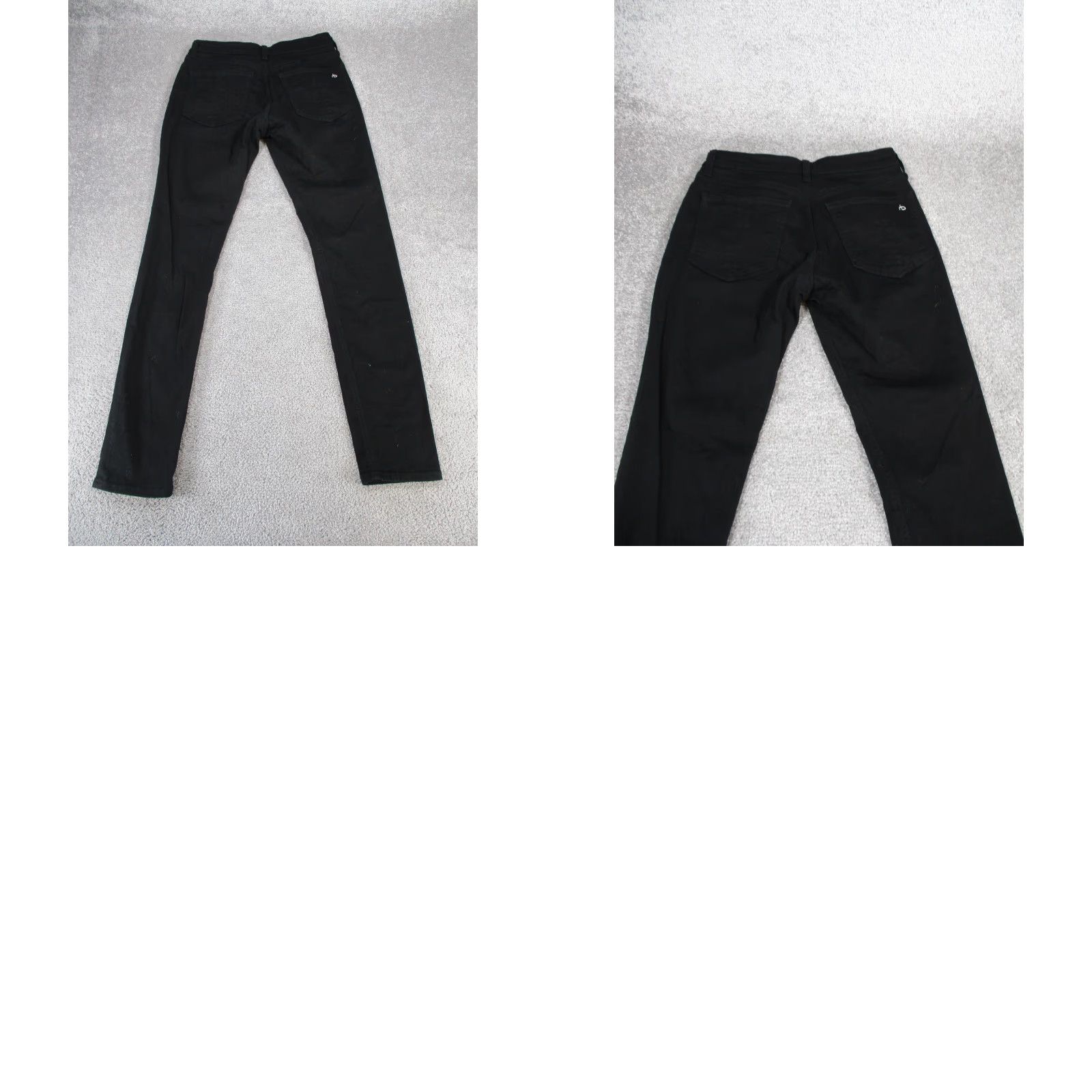 Rag & Bone rag & bone Jeans Womens 26 Black Denim Skinny Mid Rise Size 26" / US 2 / IT 38 - 9 Thumbnail