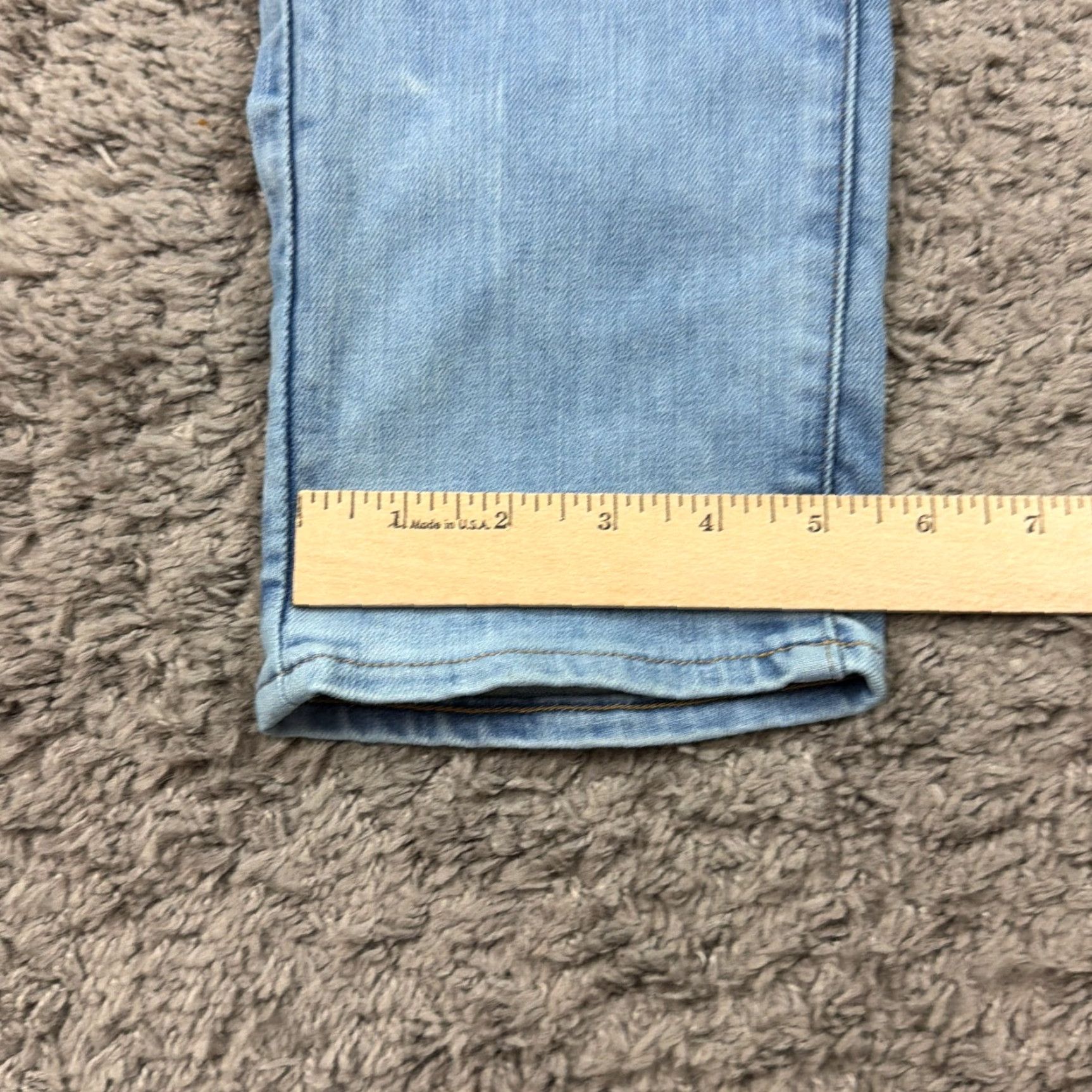 G-Star G-Star Raw Jeans Men 32 Slim Fit Low Rise Streetwear Light Wash Denim 3301 Jeans Size 24" / US 00 / IT 34 - 7 Thumbnail