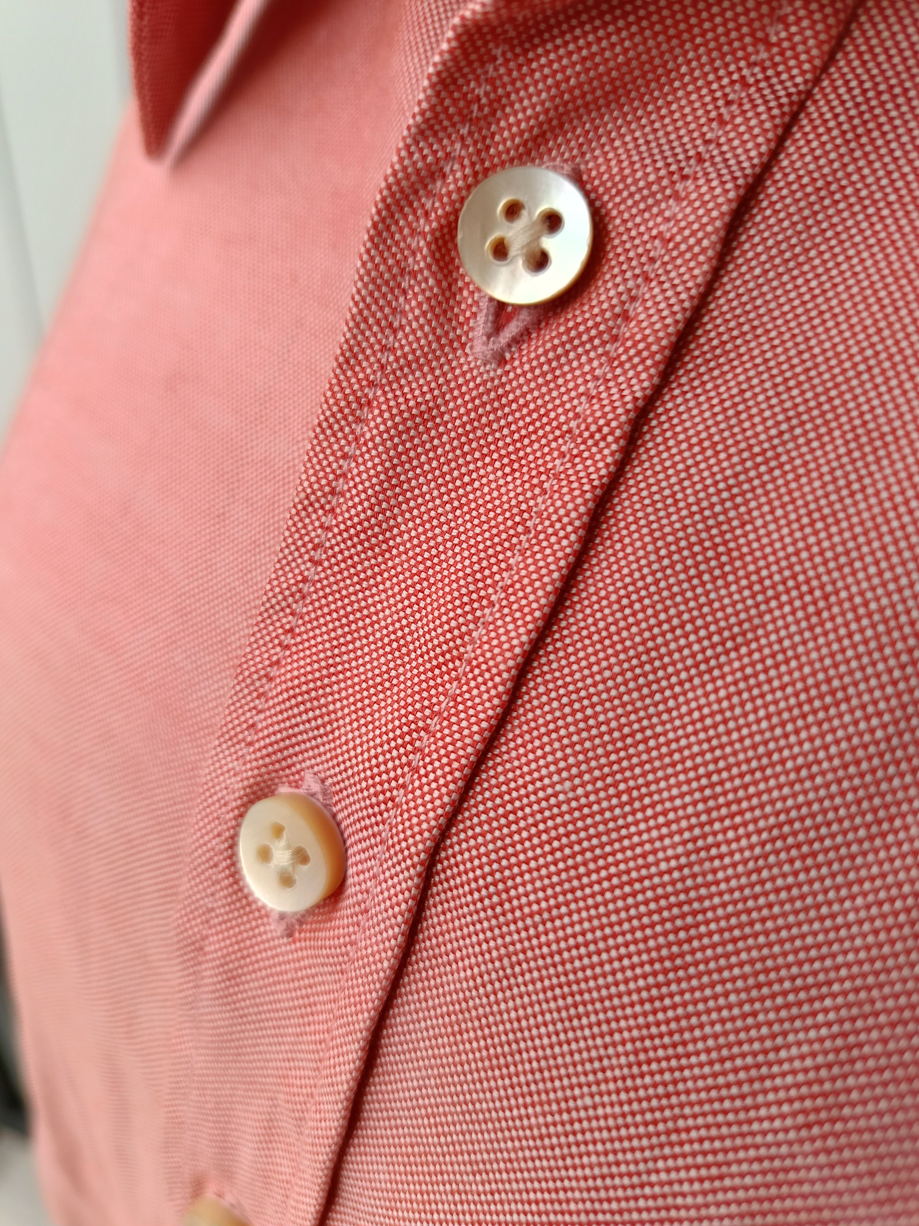 45rpm 45RPM studio by R 3 Japan solid plain red ladies slim shirt Size M / US 6-8 / IT 42-44 - 9 Thumbnail