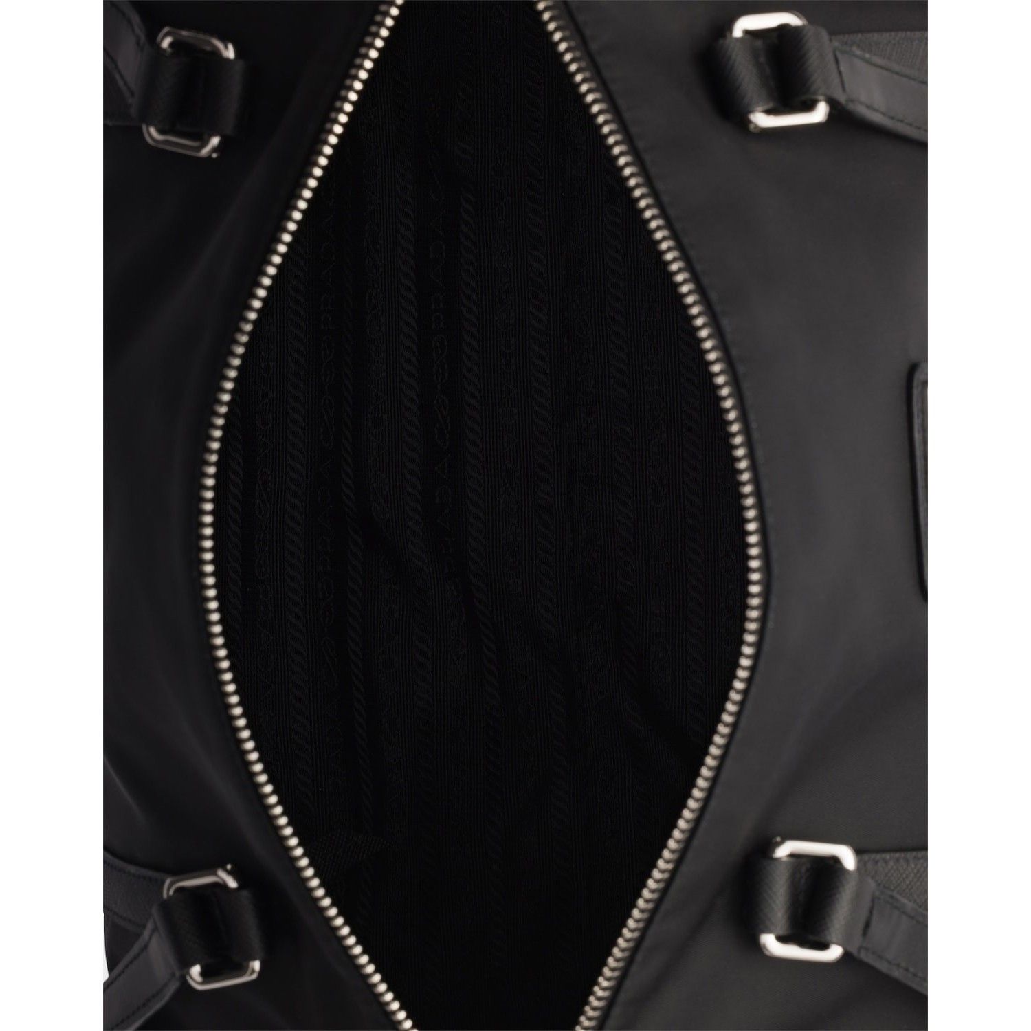 Prada PRADA $2500 Black Large Re-Nylon and Saffiano leather duffel Size ONE SIZE - 4 Thumbnail