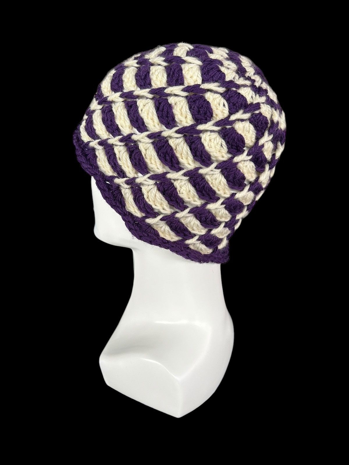 Crochet Knitted Handmade Beanie Hats Rare☠️☠️