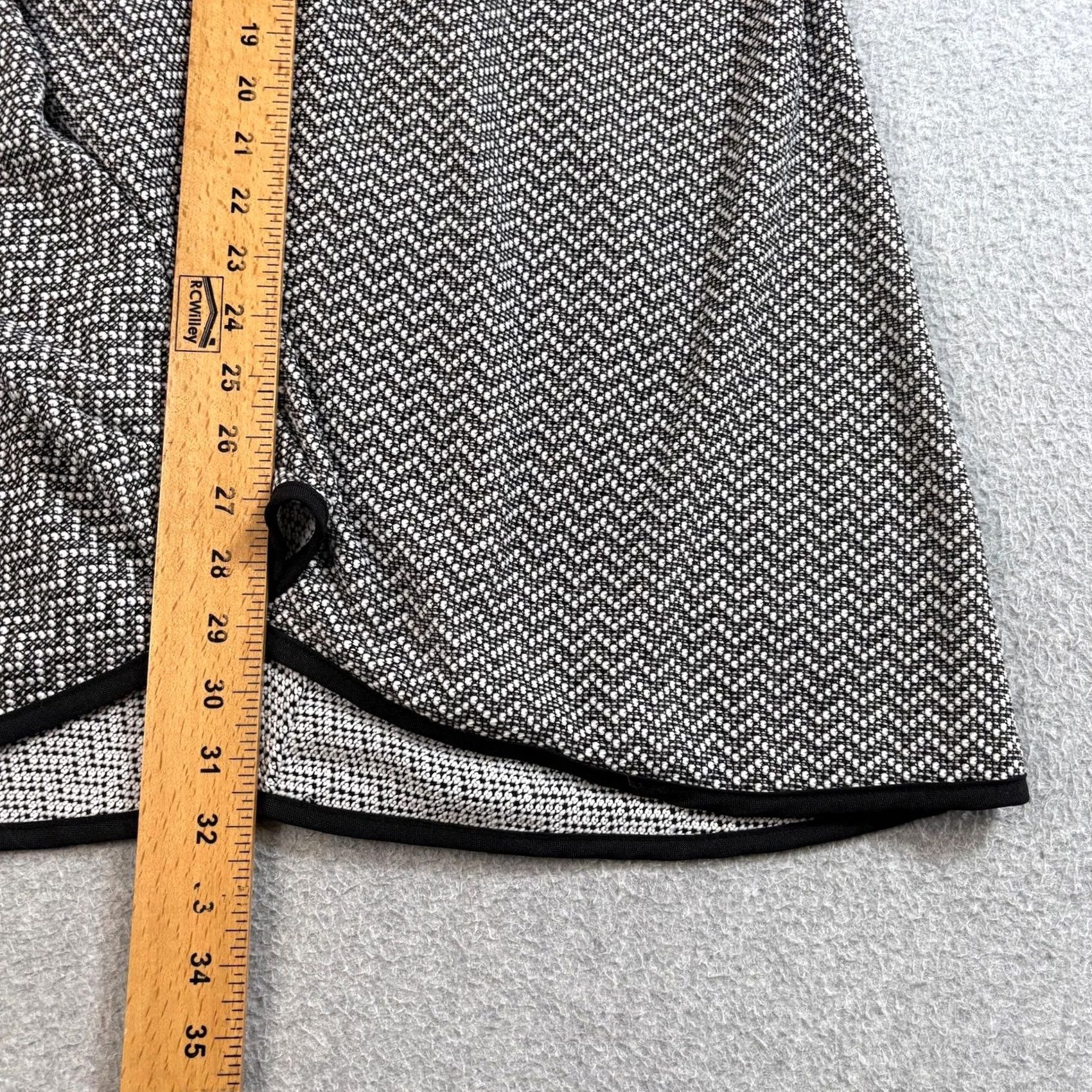Vintage IC By Connie K Collection Jacket Womens XL Black Open Front Cardigan Office Career USA Size XL / US 12-14 / IT 48-50 - 5 Thumbnail