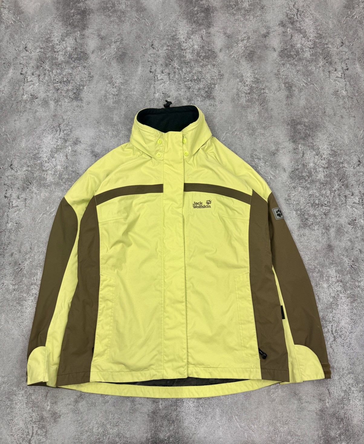Jack Wolfskin Jack Wolfskin Women Outdoor Jacket Light Green Brown Size L / US 10 / IT 46 - 1 Thumbnail
