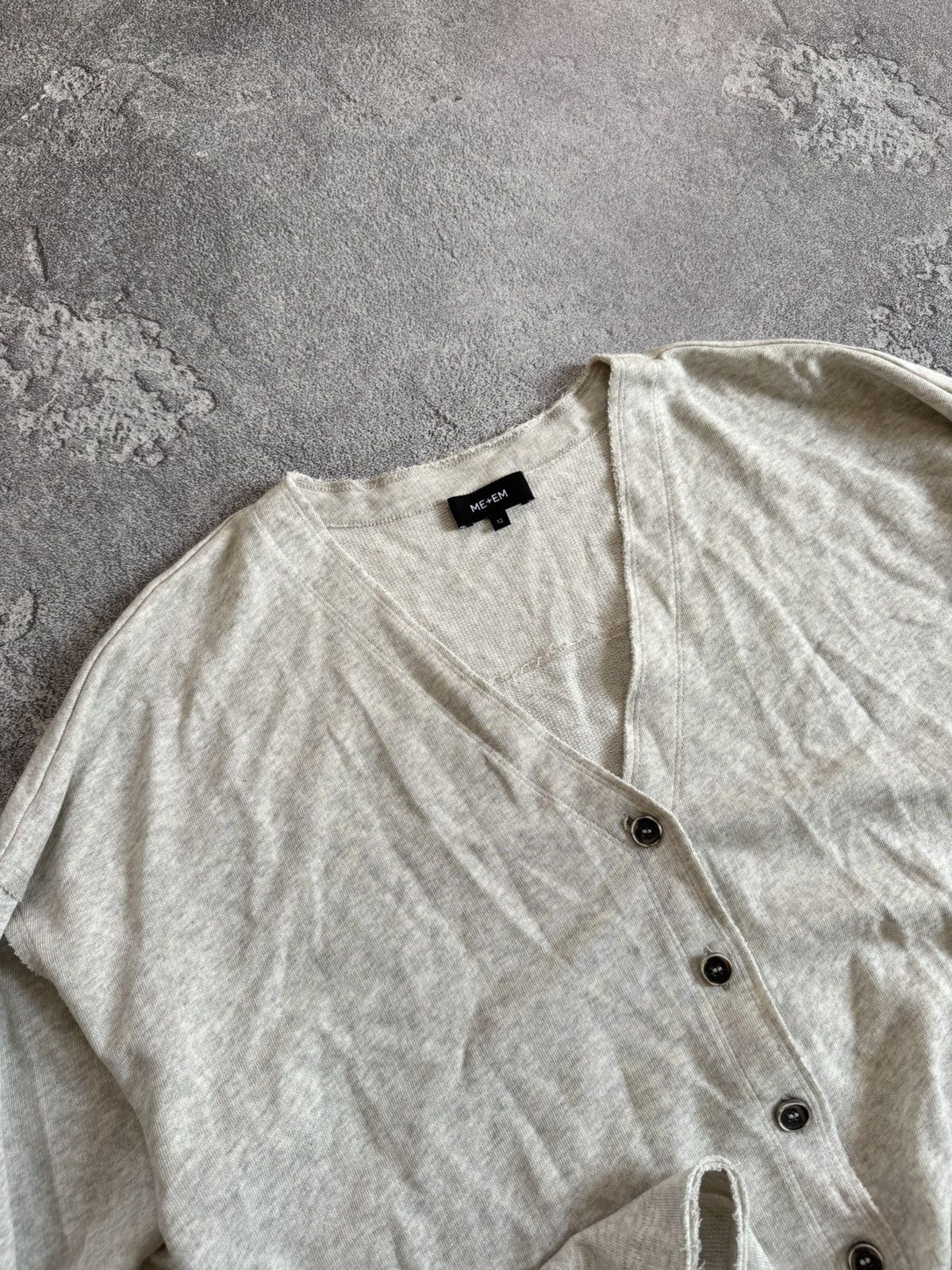 Designer × ME+EM ME+EM 12size button up Cardigan sweater jumper pullover Size M / US 6-8 / IT 42-44 - 2 Thumbnail