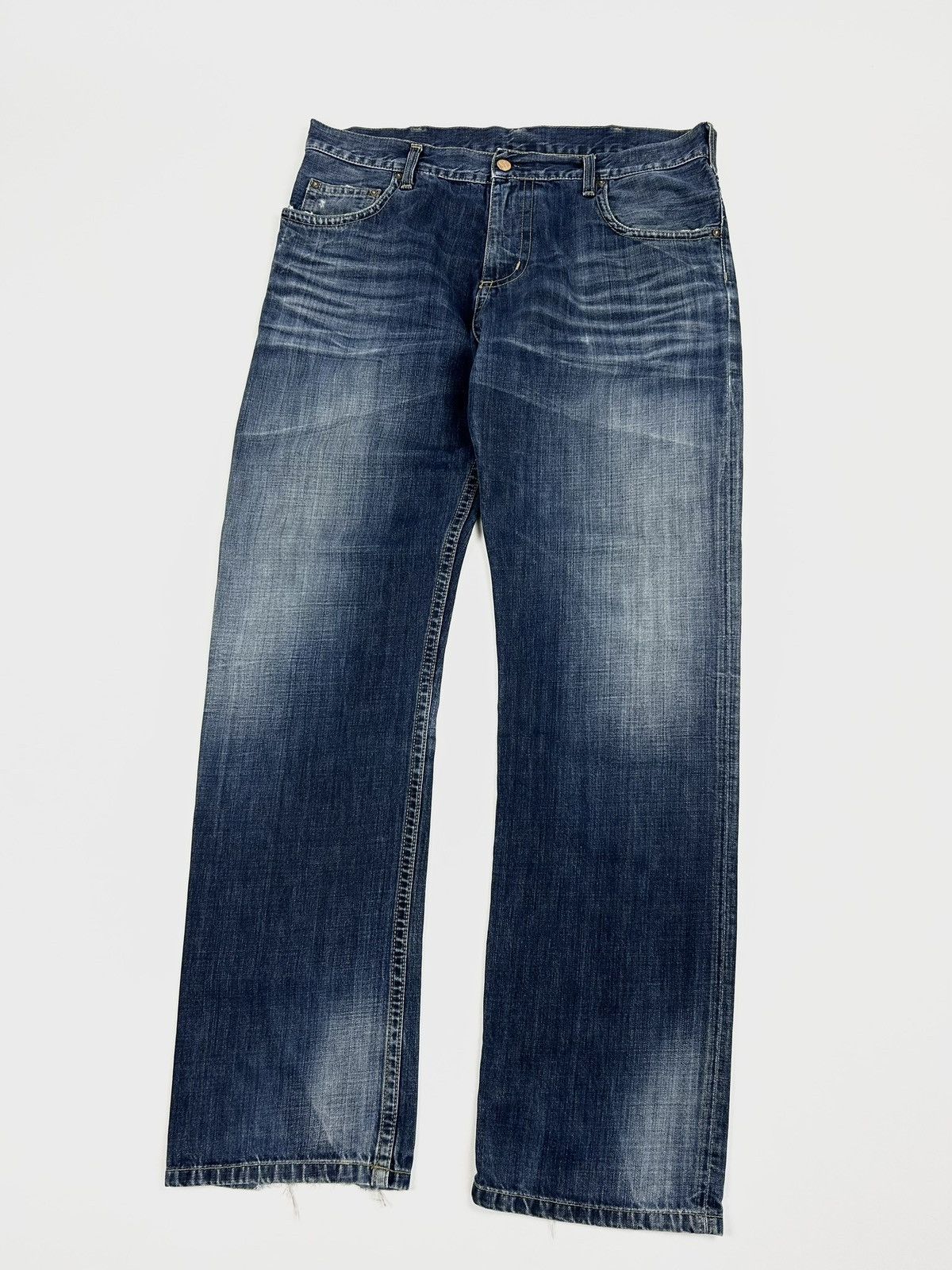 Carhartt Vintage Carhartt Jeans Y2k Blue Denim Pants Size L Size US 34 / EU 50 - 4 Thumbnail