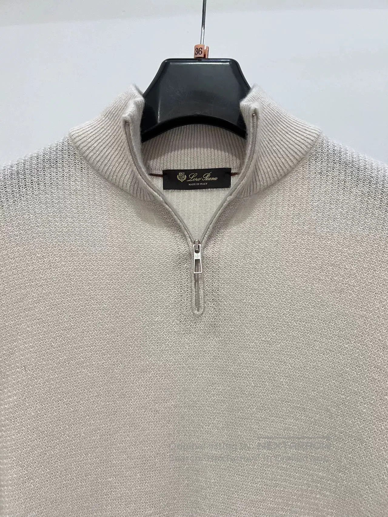 Loro Piana Loro Piana Men's Half-Zip Knit Sweater. Size US L / EU 52-54 / 3 - 3 Thumbnail