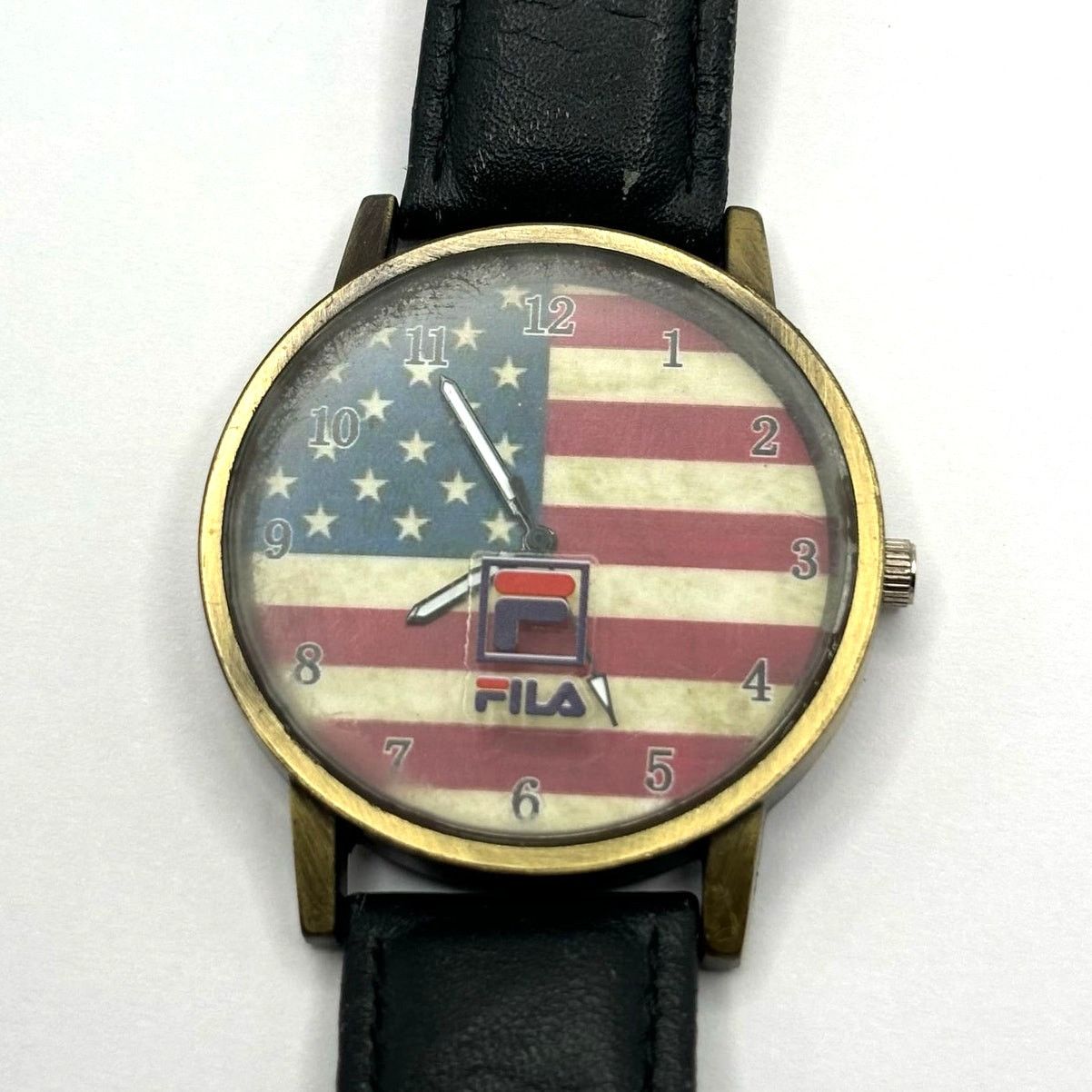 Other Retro Gold American Flag Men's Watch Size ONE SIZE - 3 Thumbnail