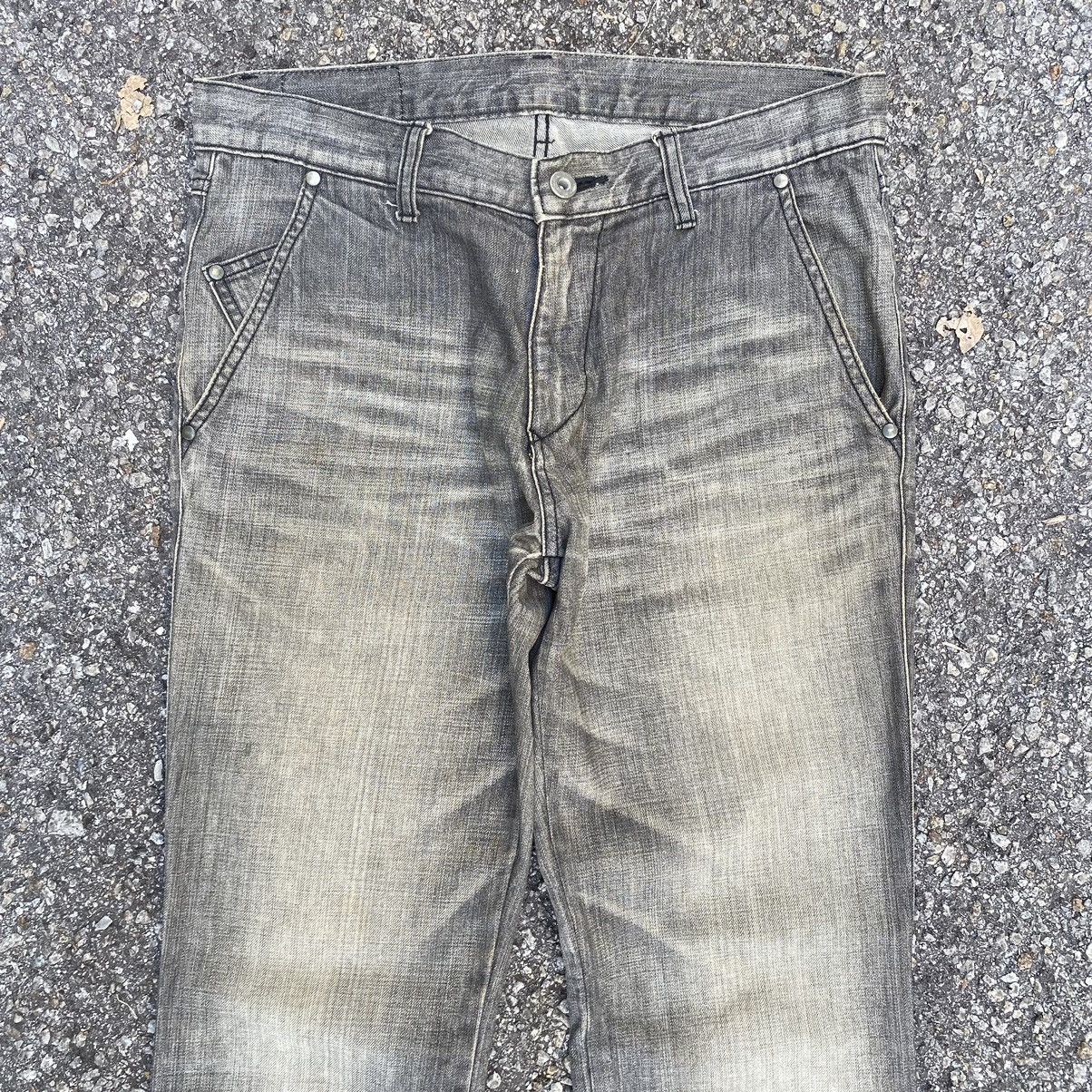 ABAHOUSE Flare Jeans Abahouse Japan Boot Cut Denim Faded Black Size US 30 / EU 46 - 4 Thumbnail