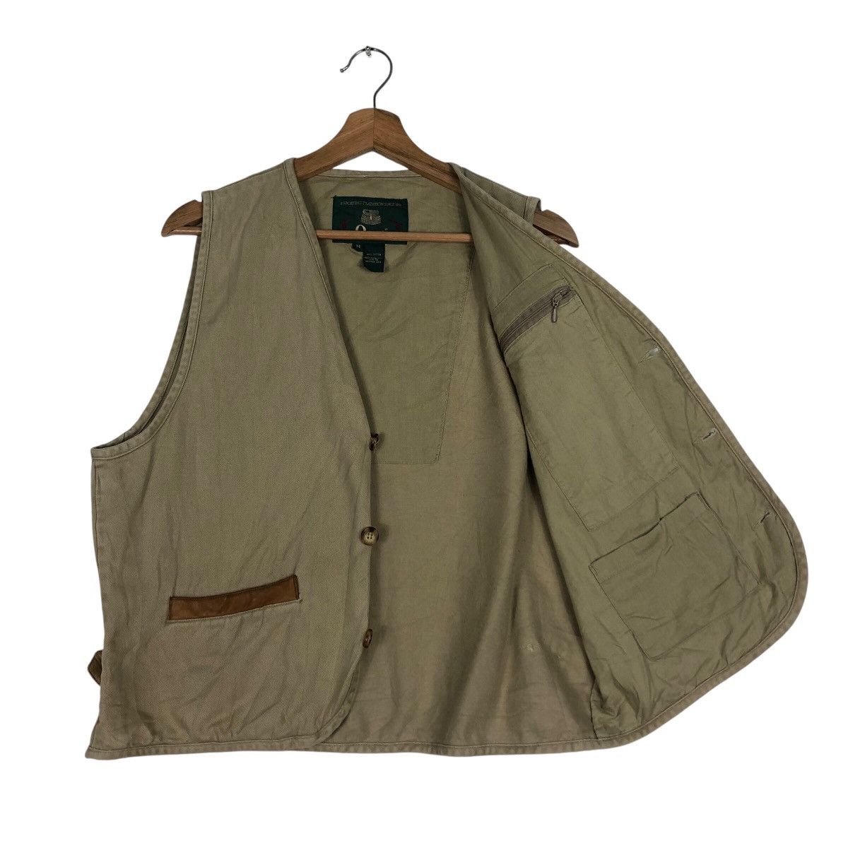 Japanese Brand 📌Vintage Utility Vest Orvis Multi Pocket Biker Wear Size US M / EU 48-50 / 2 - 12 Thumbnail